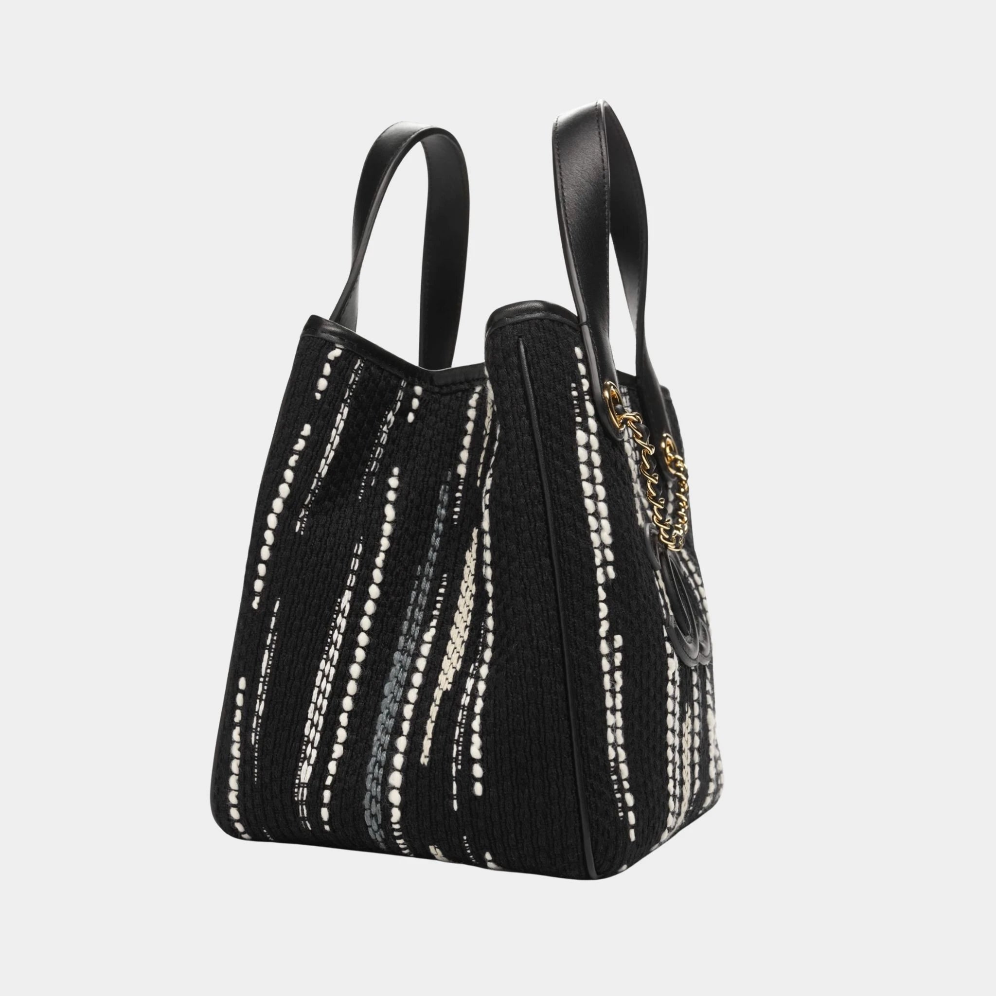 Mini Tote Canvas & Gold-Tone Metal