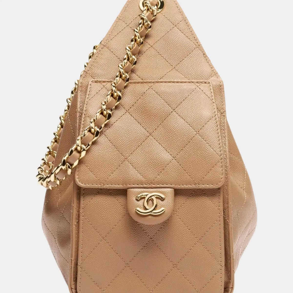Chanel 25 Small Handbag Calfskin & Gold-Tone Metal
