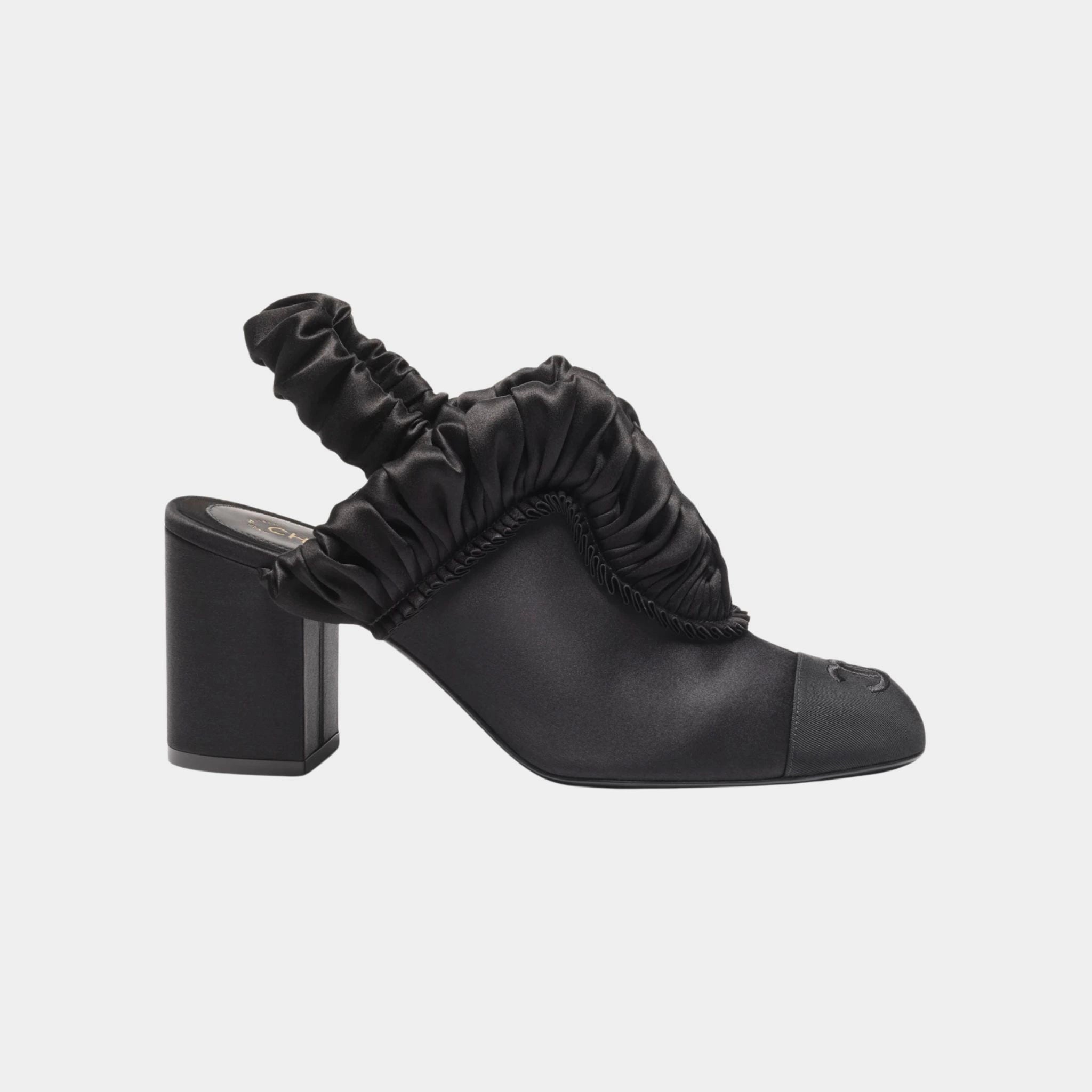 Slingbacks Silk Satin & Grosgrain