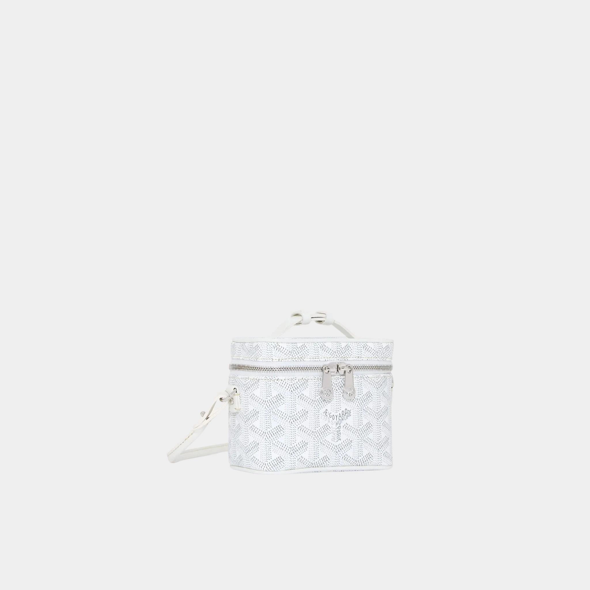 Goyard Muse Nano Vanity, White, Front