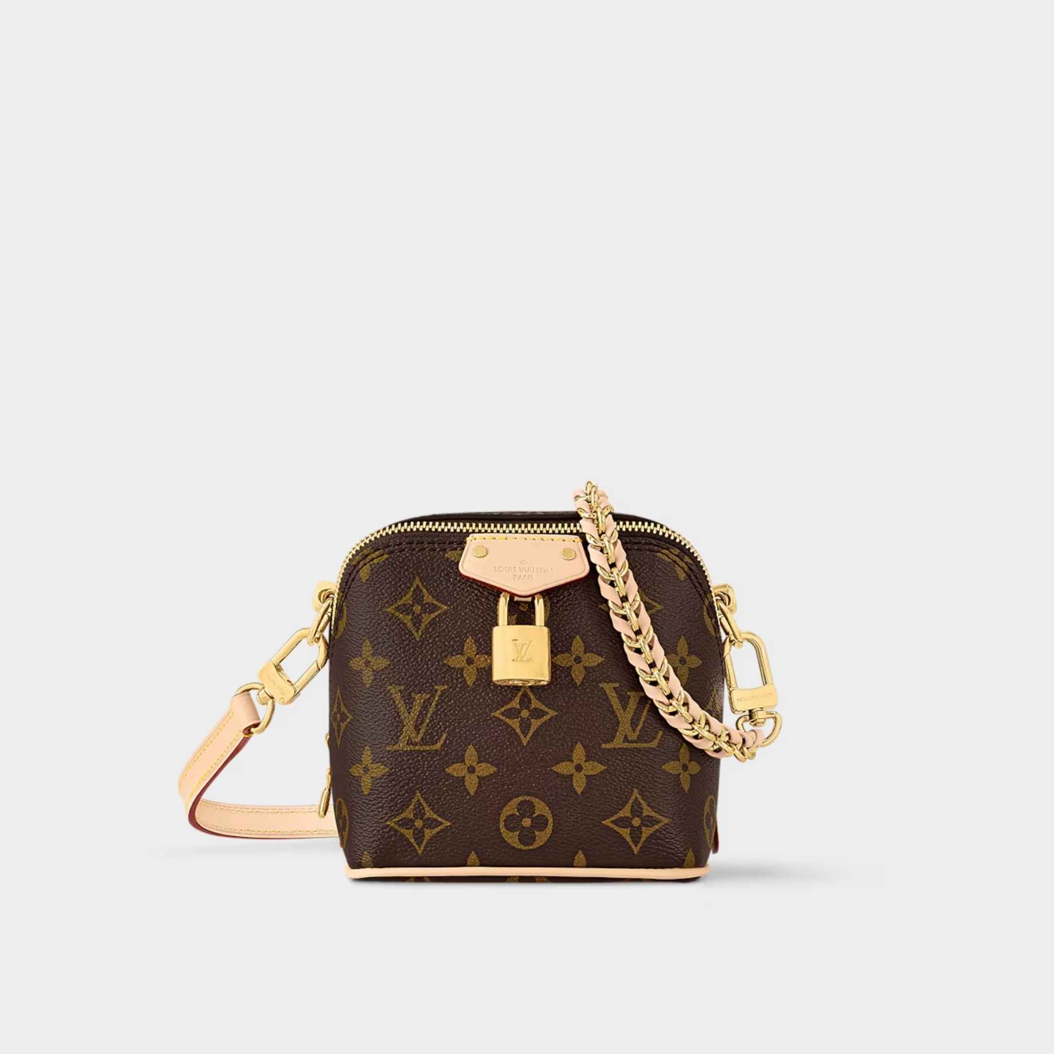 Louis Vuitton Nano Diane Handbag Monogram Canvas Front View