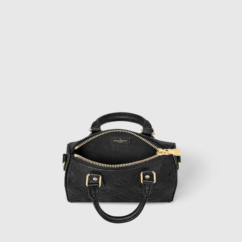 Louis Vuitton Nano Speedy Handbag Monogram Empreinte Top View