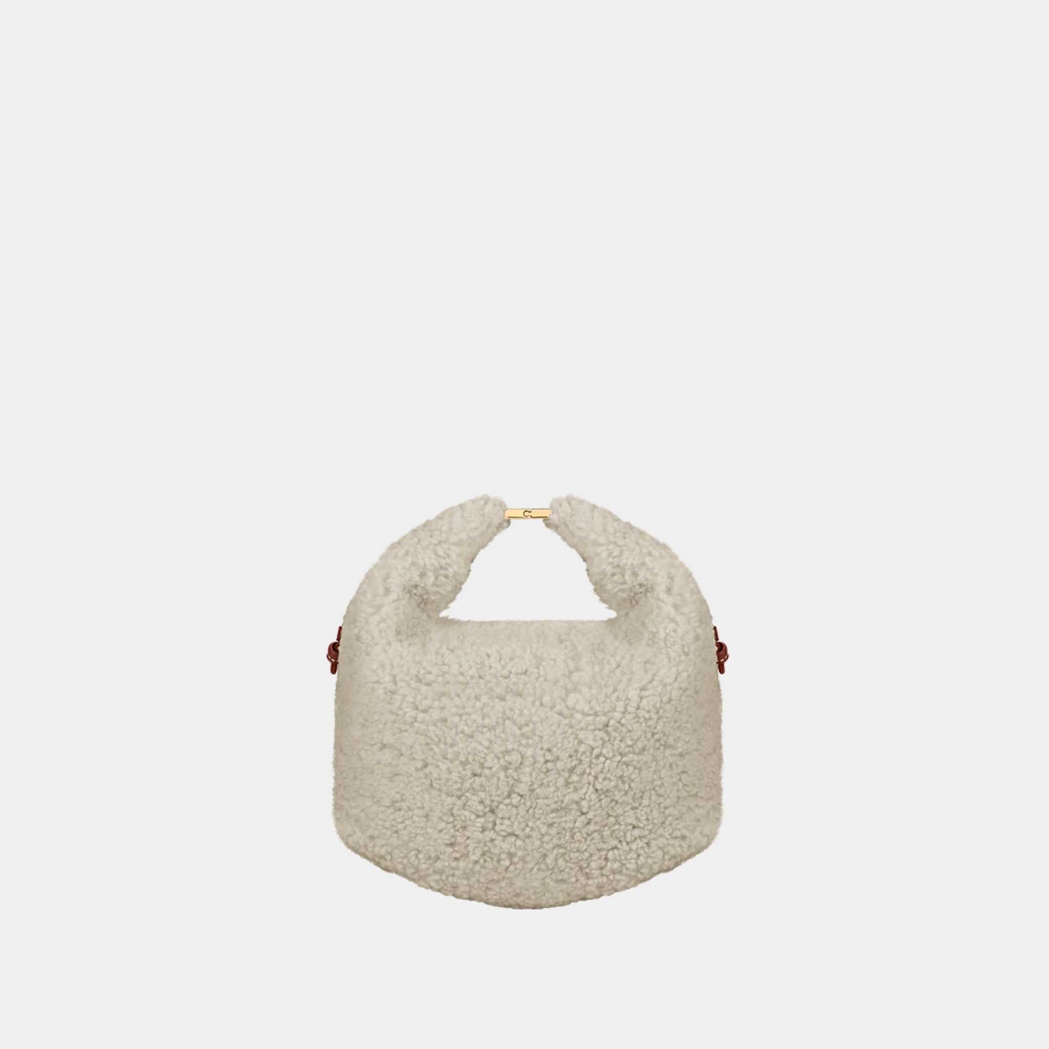 Polene Beri Handbag Beri Shearling Front