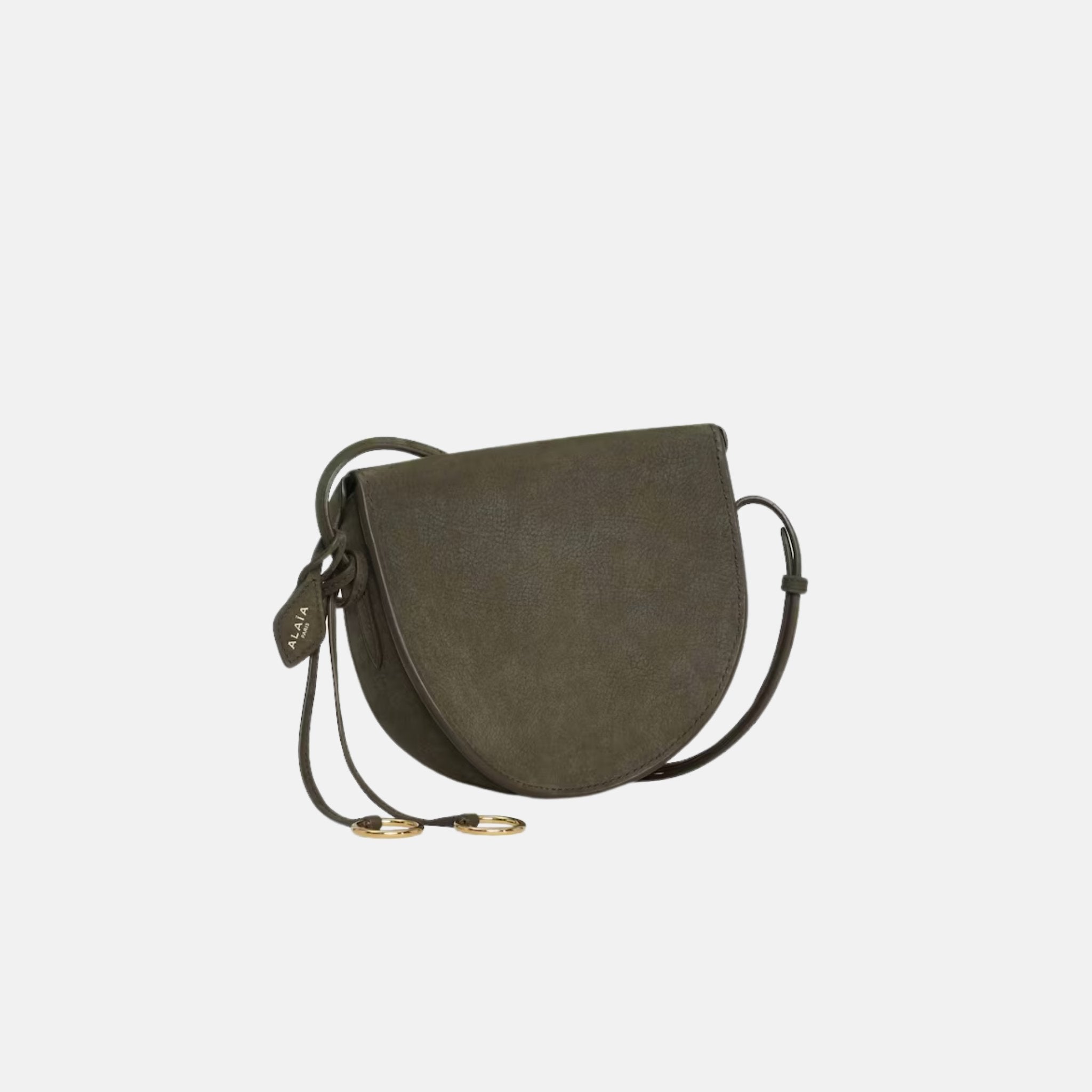 Alaia Nubuck Hip Bag, Khaki, Back
