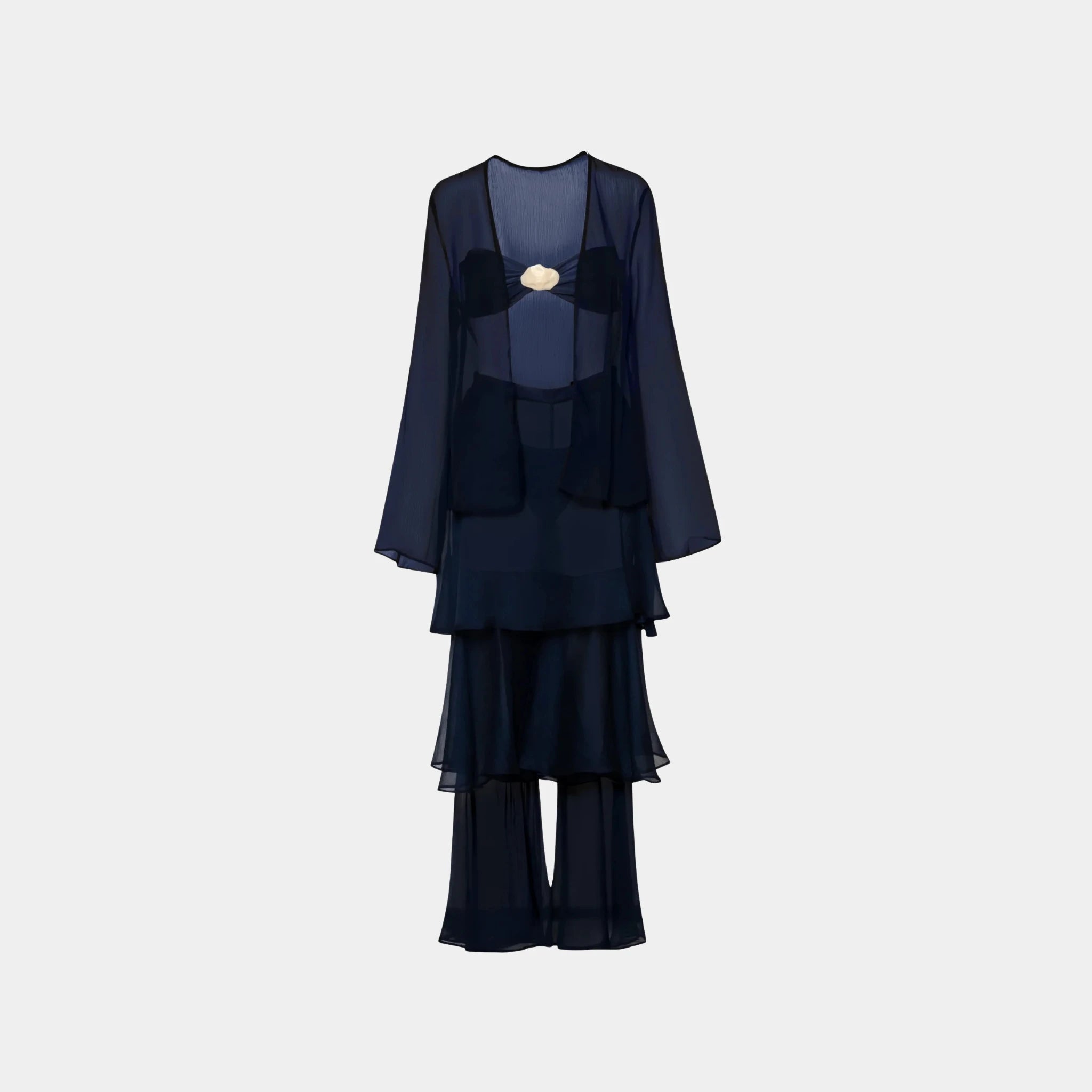 Baobab Malka Blouse, Night Blue, Front