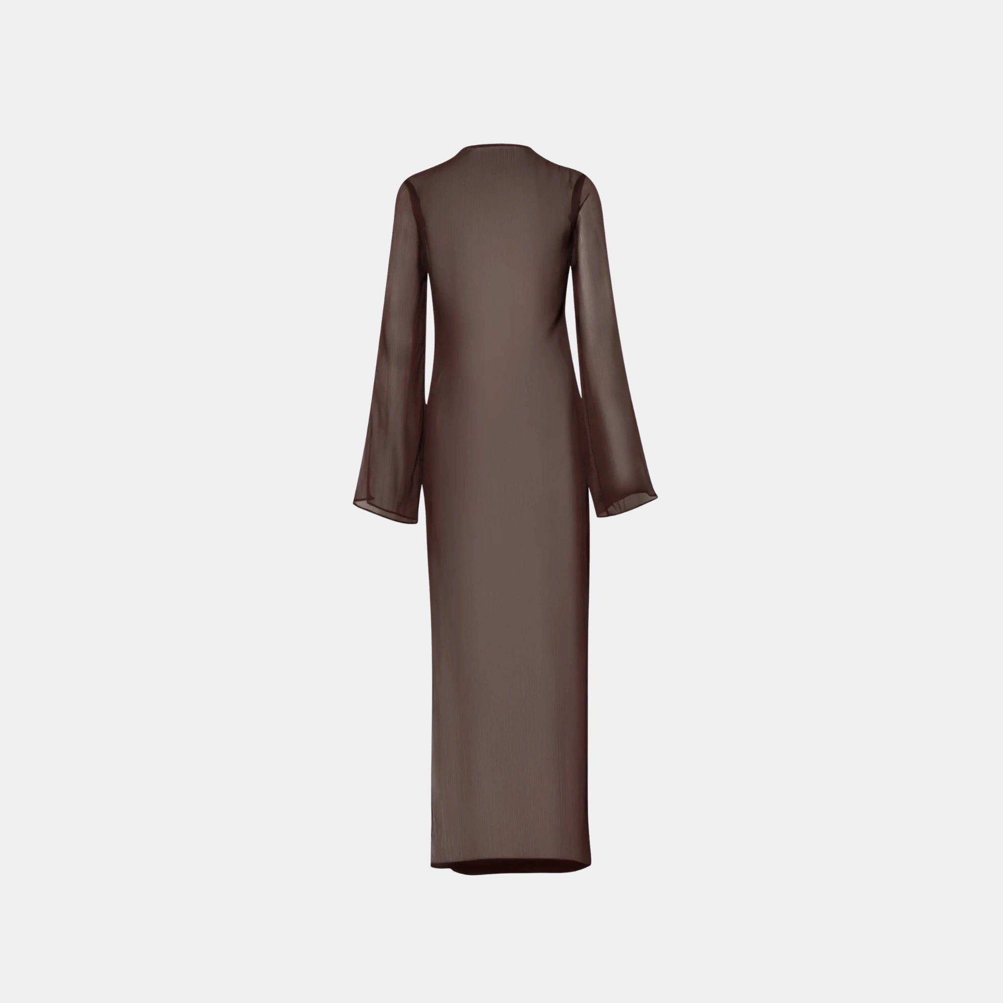 Baobab Moon Maxi Cover Up, Brunette, Back