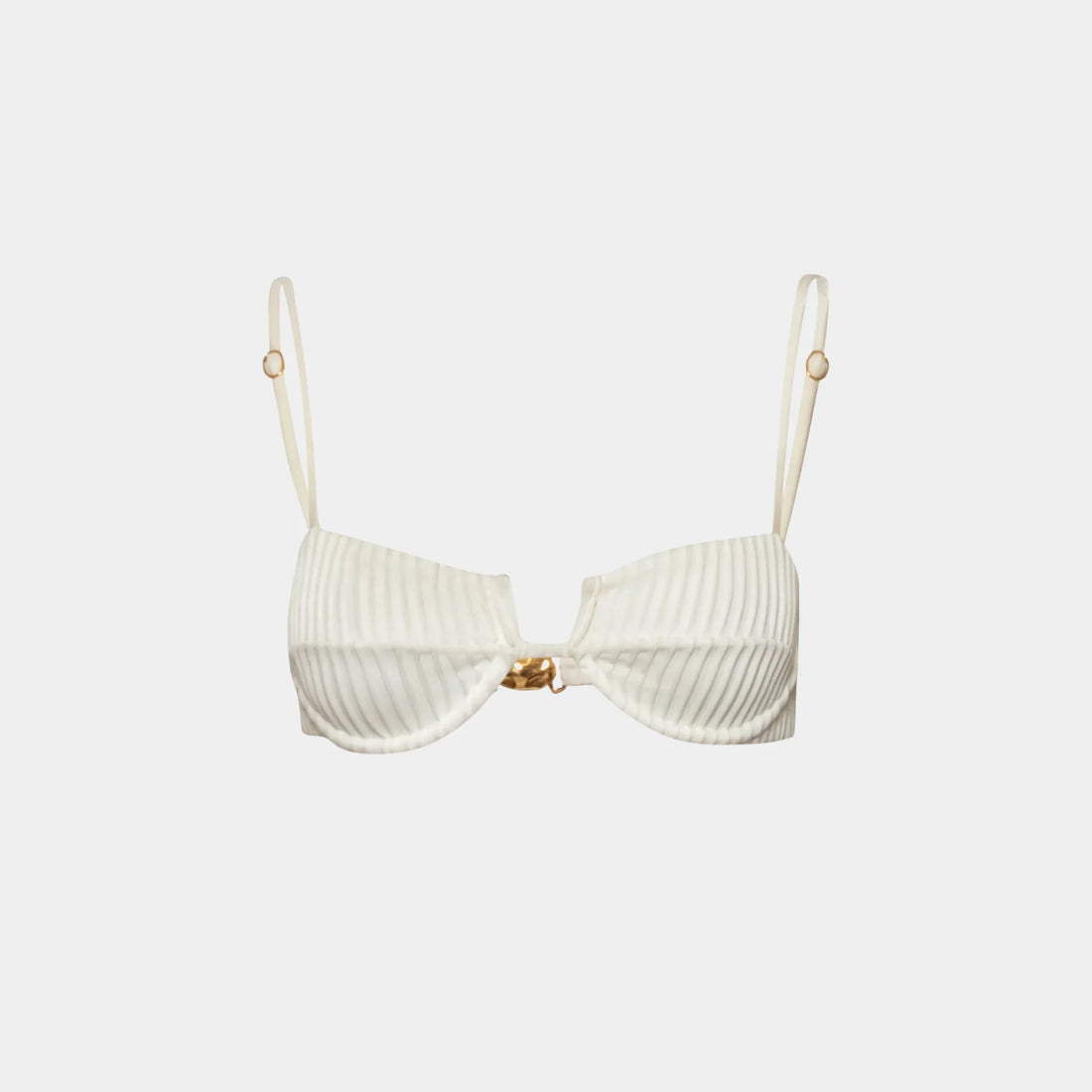 Baobab Roma Bikini Top, Ivory, Front
