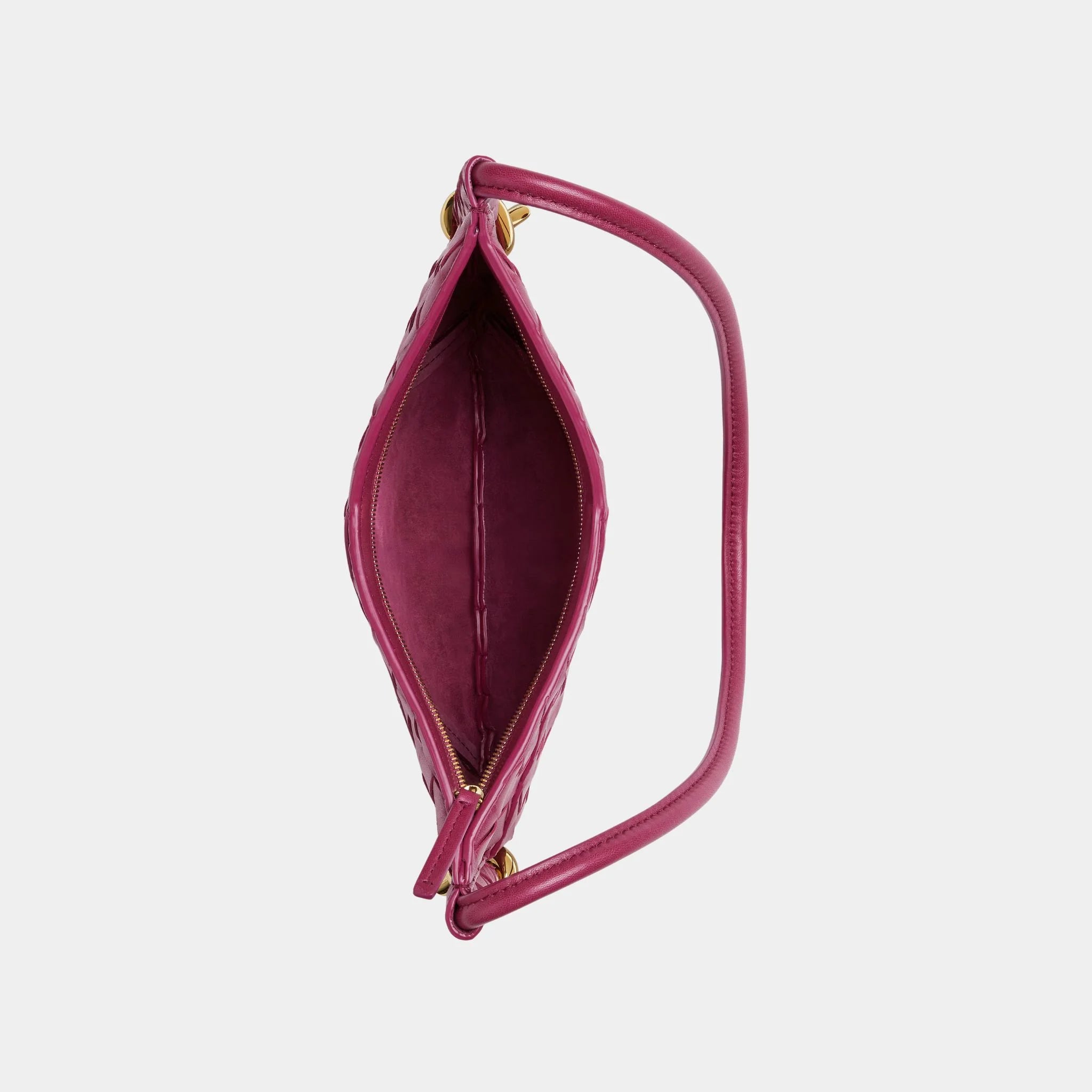 Bottega Veneta Baby Solstice Intrecciato Leather Bag, Cinnabar, Top