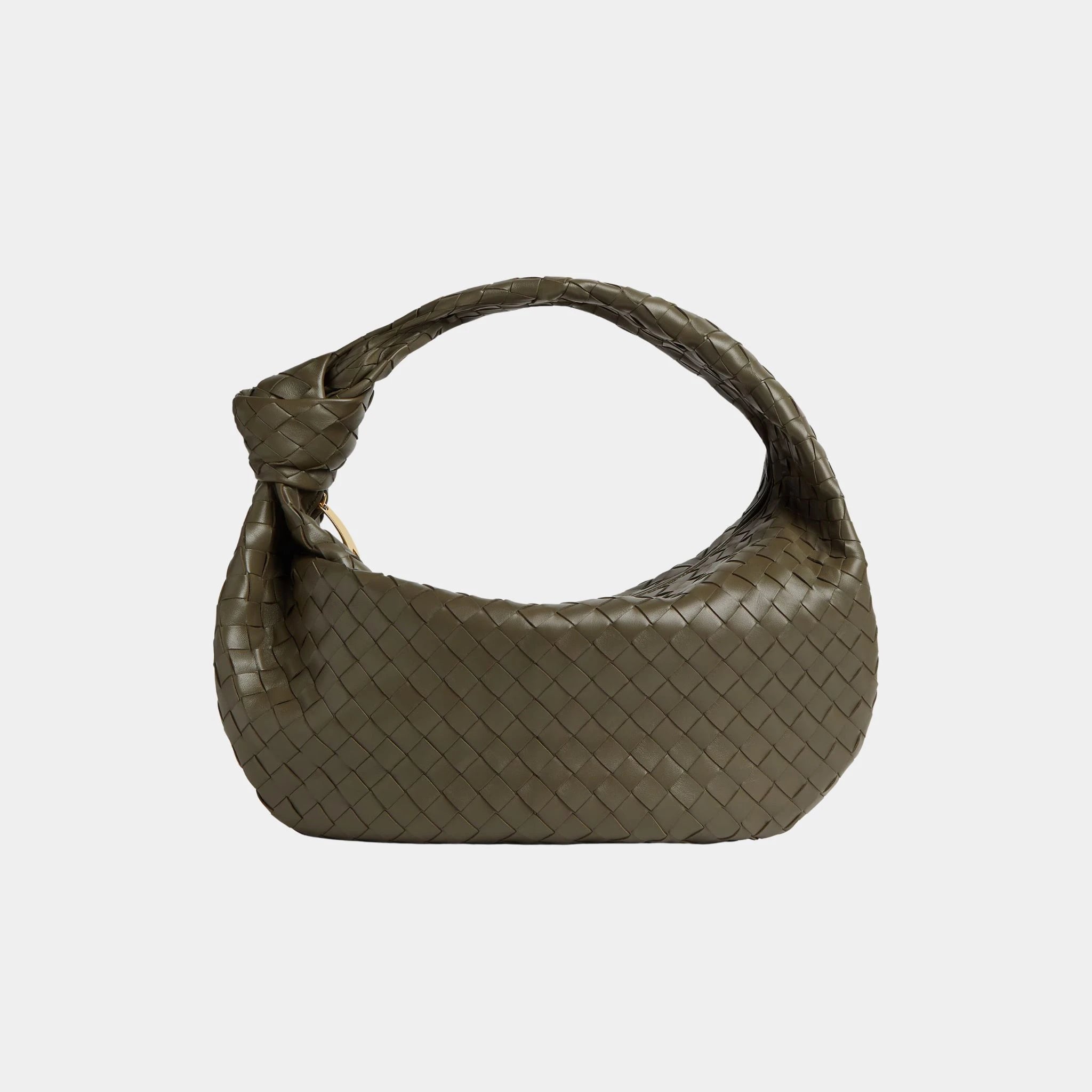 Bottega Veneta Jodie Shoulder Bag, Cypress, Front