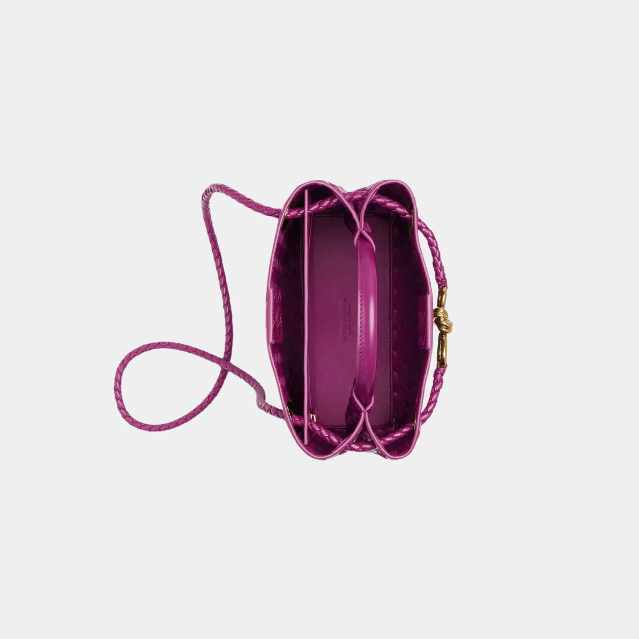 Bottega Veneta Small Andiamo Bag, Beetroot, Top