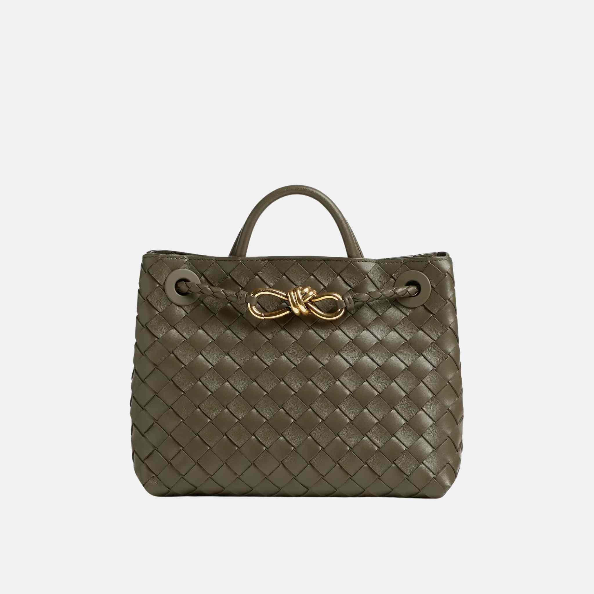 Bottega Veneta Small Andiamo, Cypress, Front