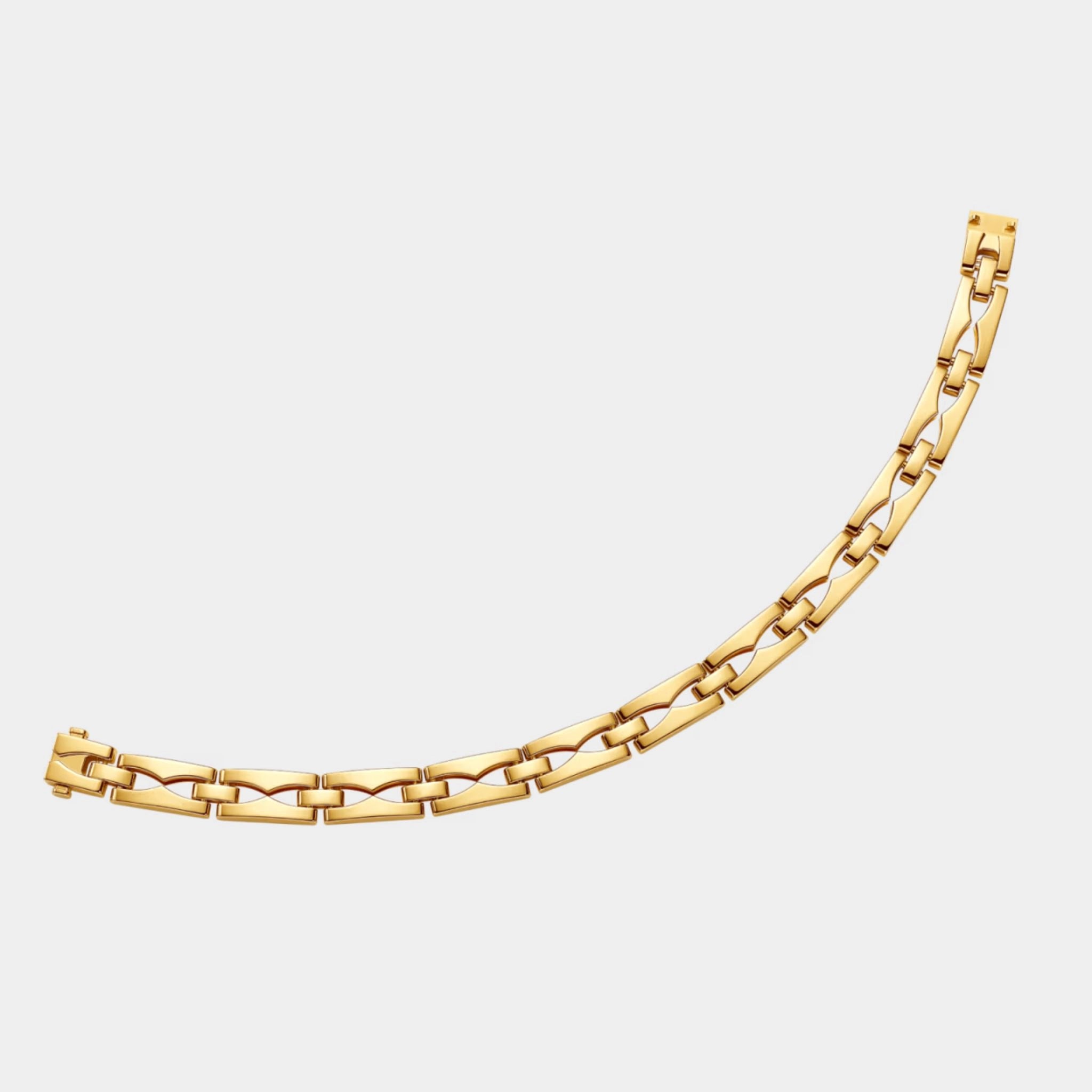 B.zero1 Rock Chain Yellow Gold Bracelet, Unlinked