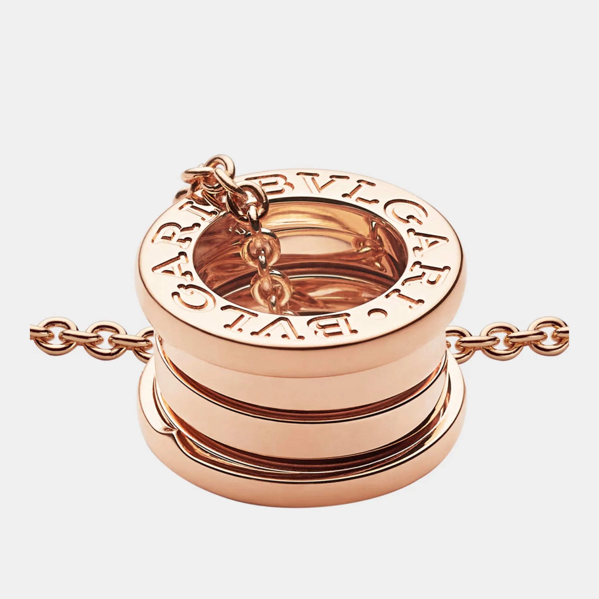 Bvlgari B.zero1 Rose Gold Necklace, Front