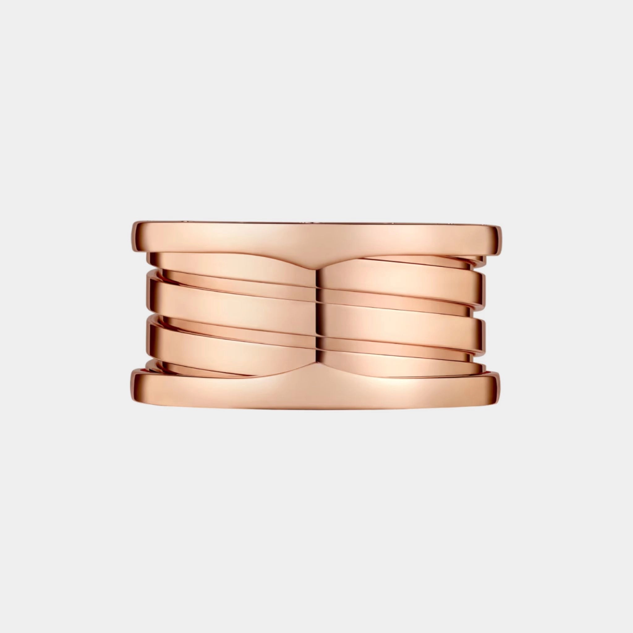 B.zero1 Rose Gold Ring, top