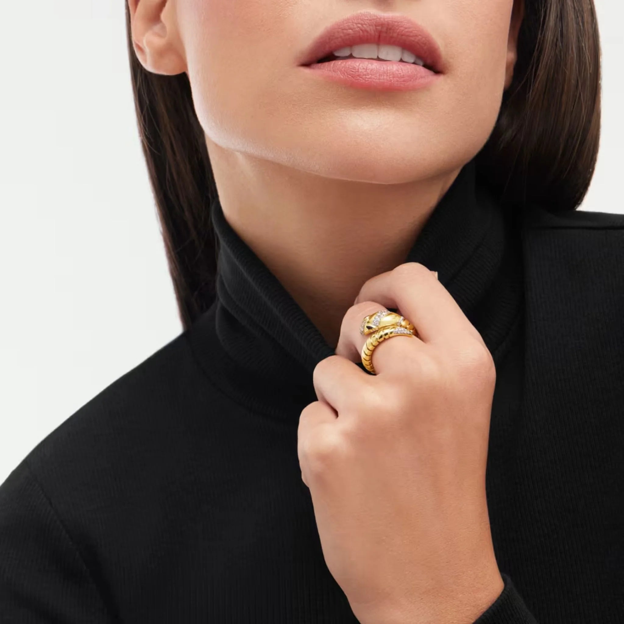 Bvlgari Serpenti Tubogas diamond Ring, Model