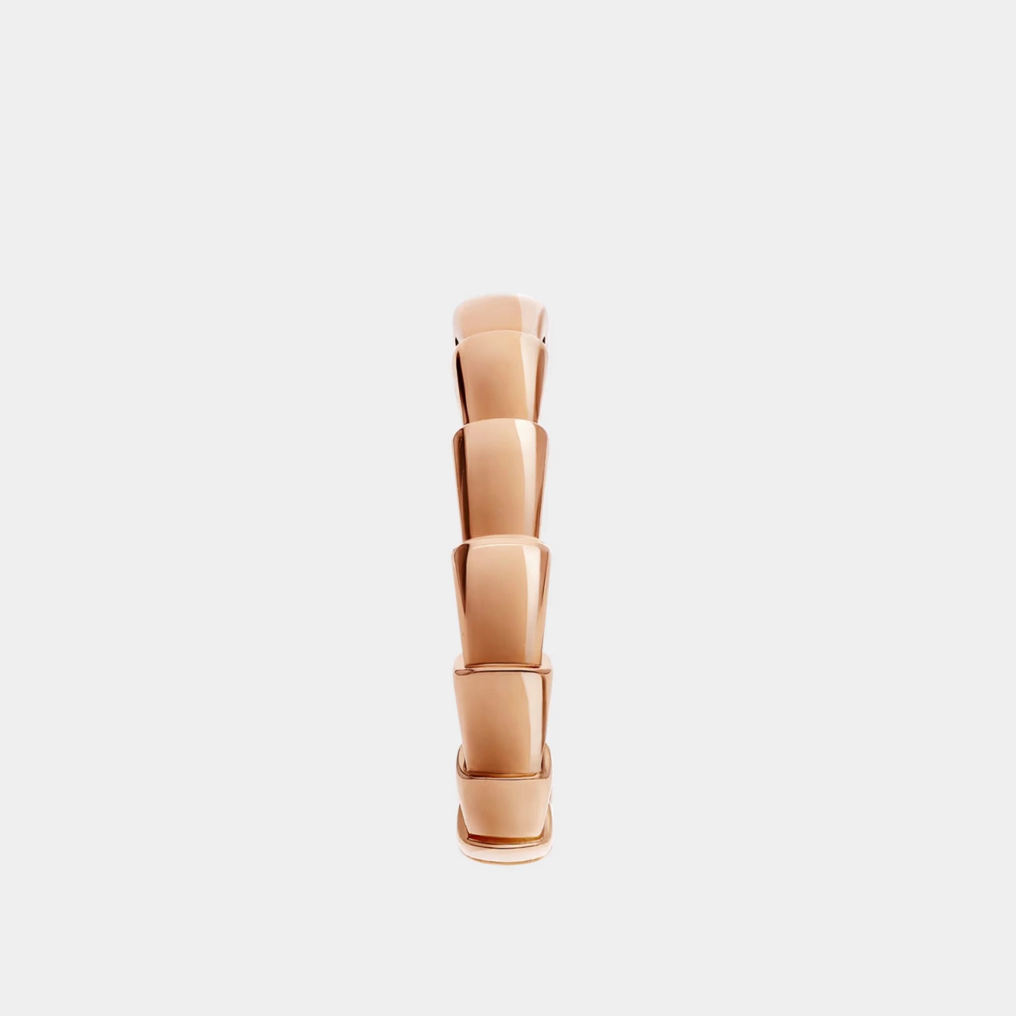 Bvlgari Serpenti Viper Ring Band, Rose Gold, Front