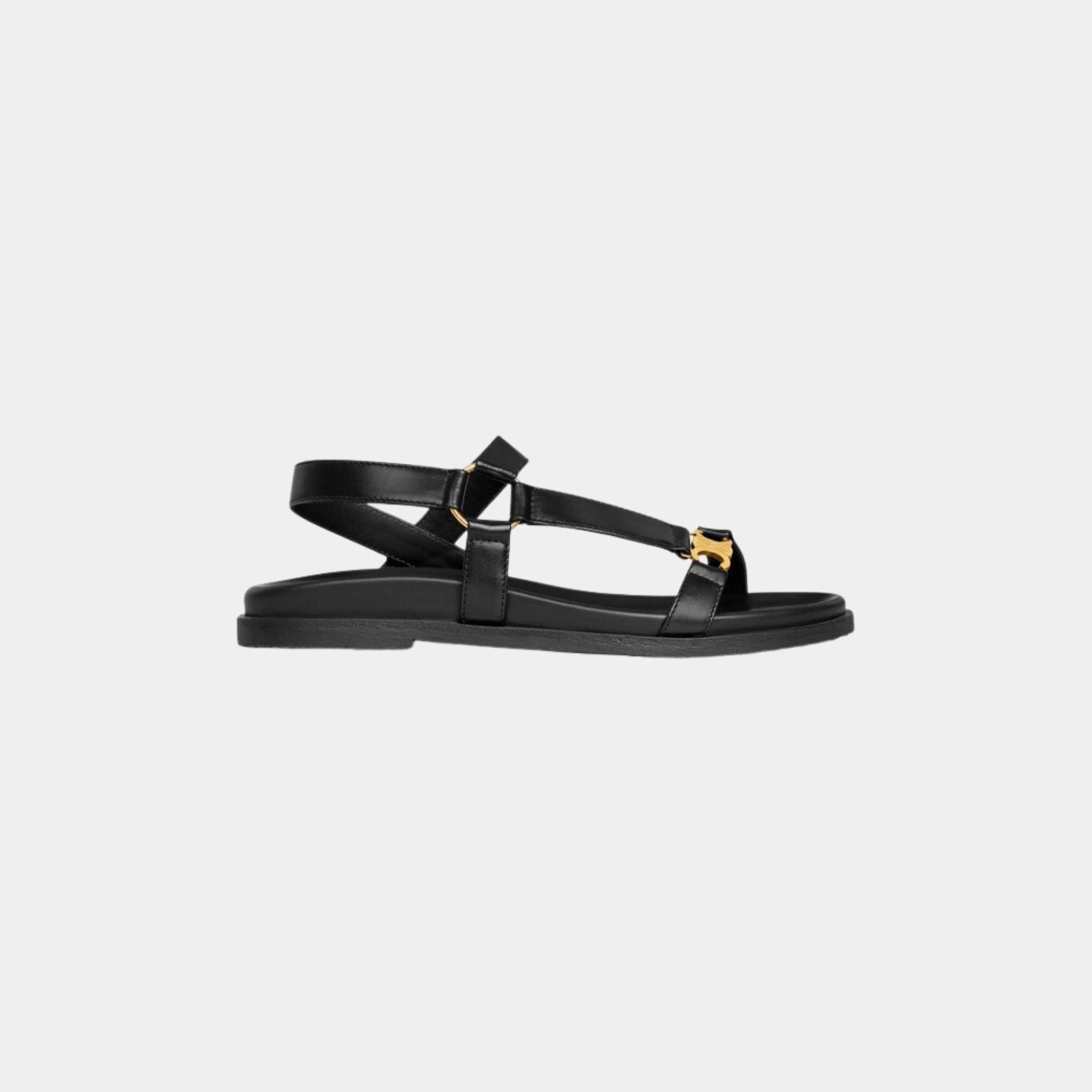 Celine Maud Sandal With Triomphe in Calfskin
