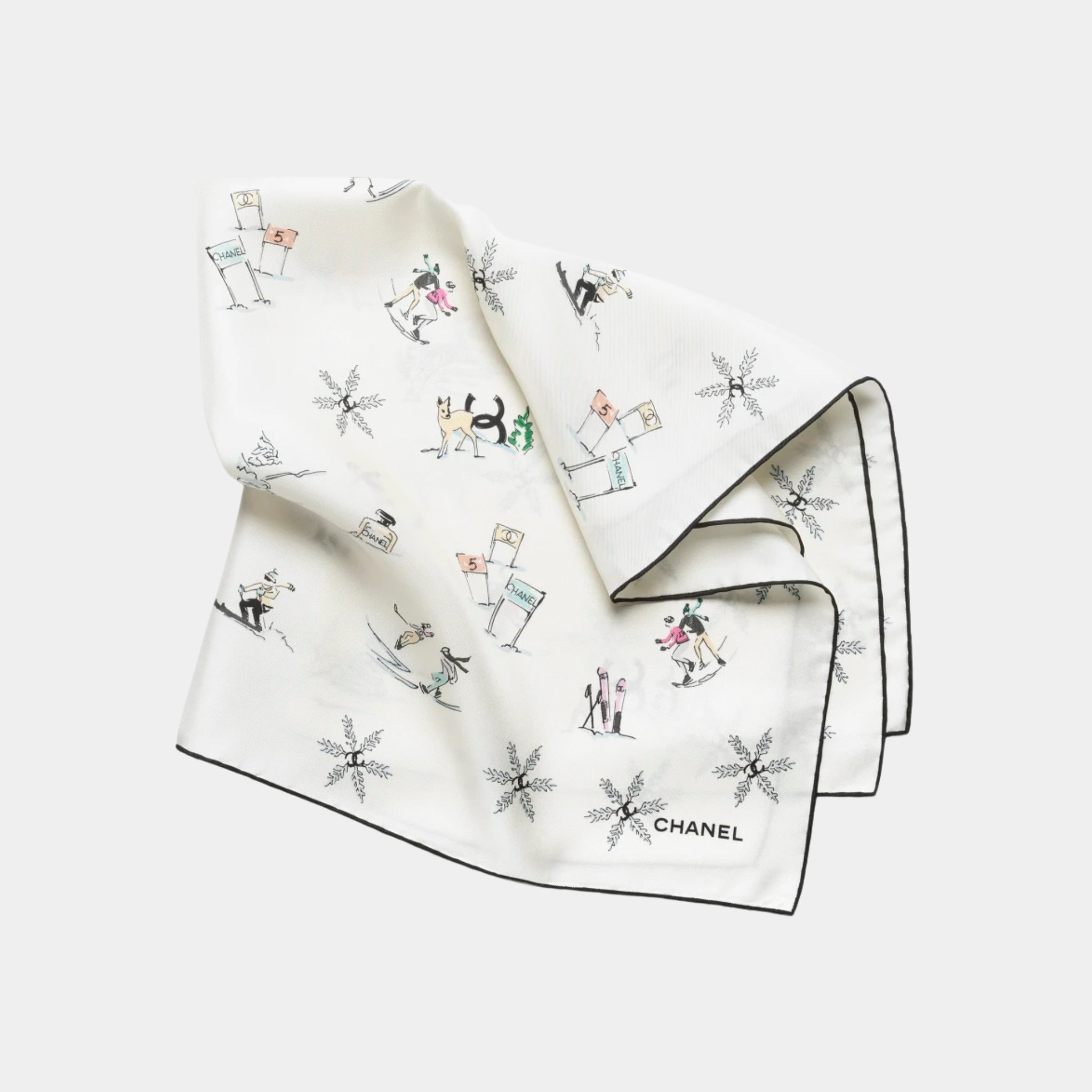 Chanel Bandana in Silk Twill