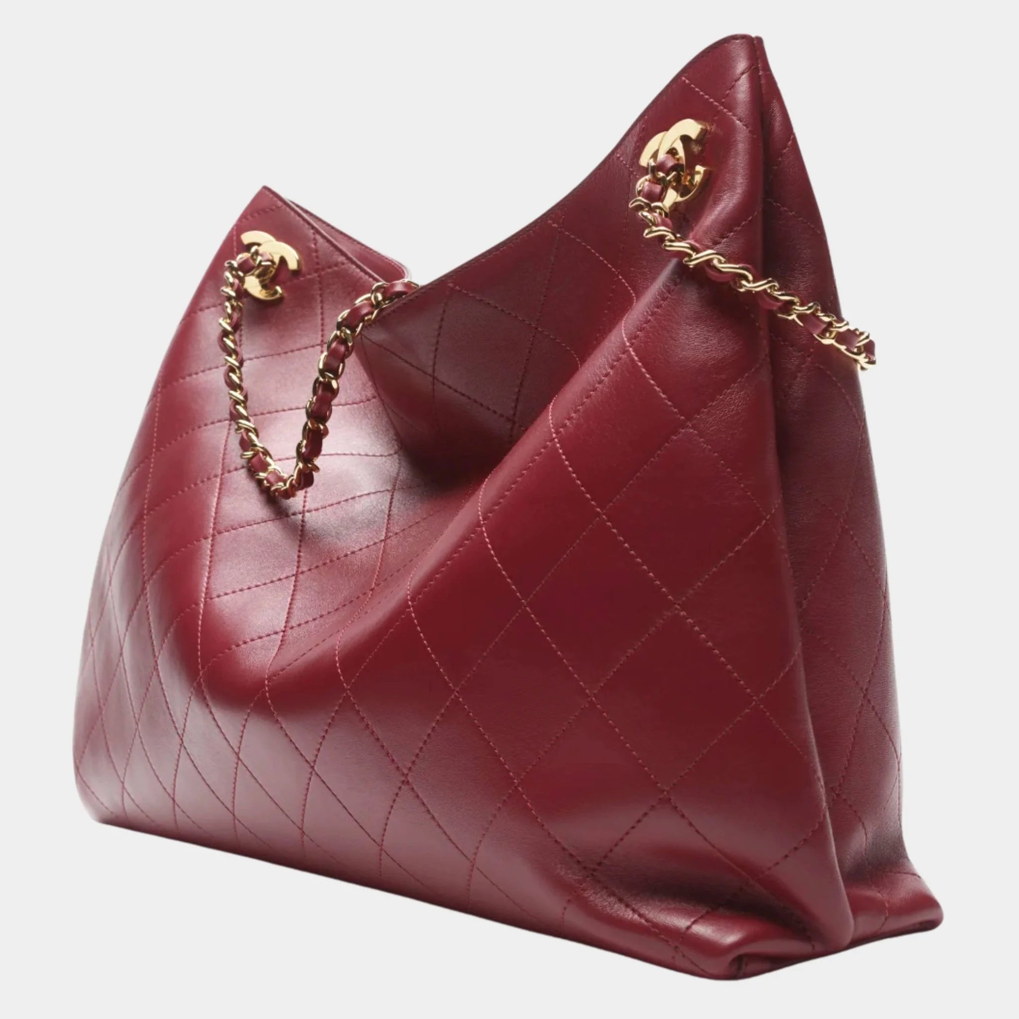 Chanel Basket Lamb & Gold-Plated Metal