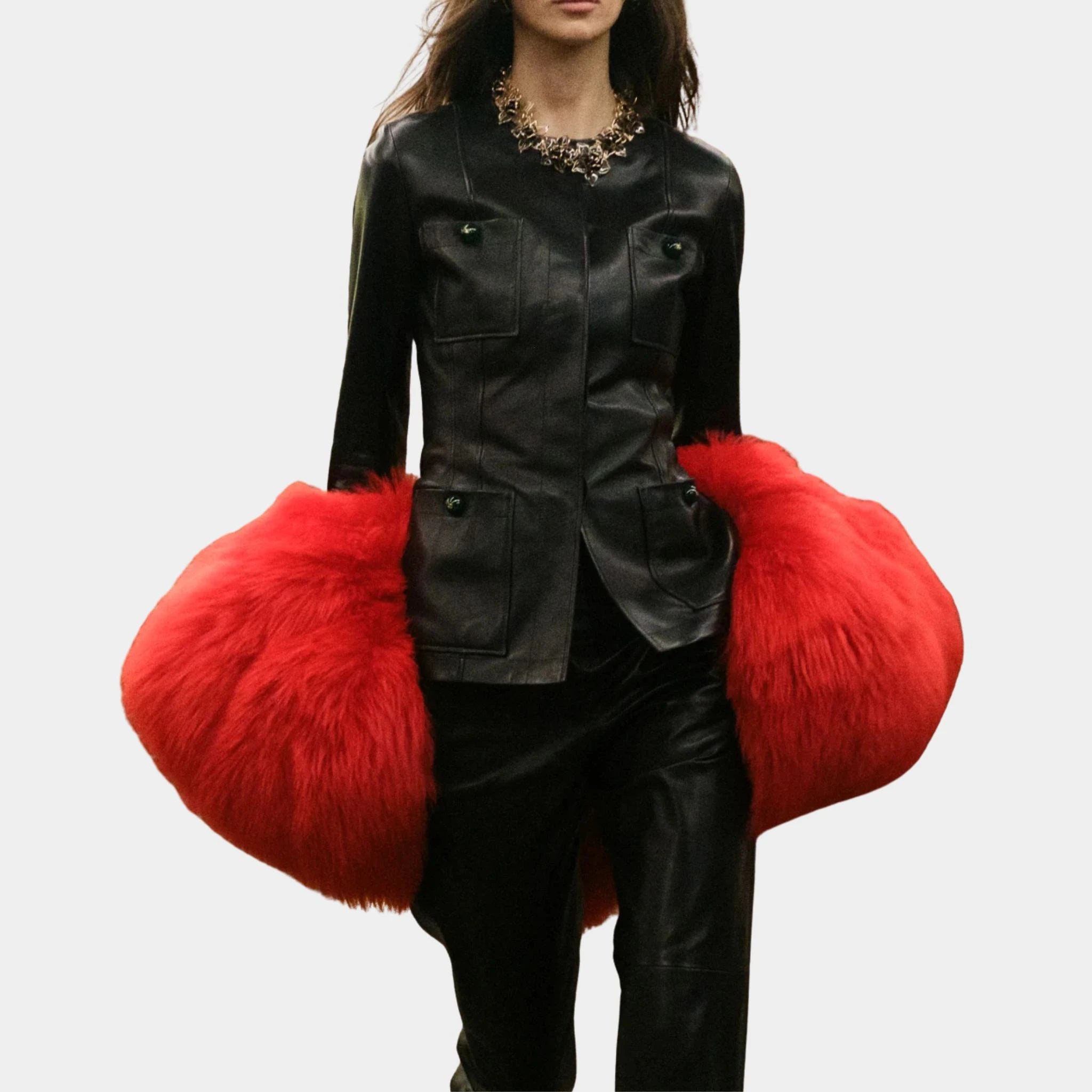 Chanel Bolero Lambskin Red