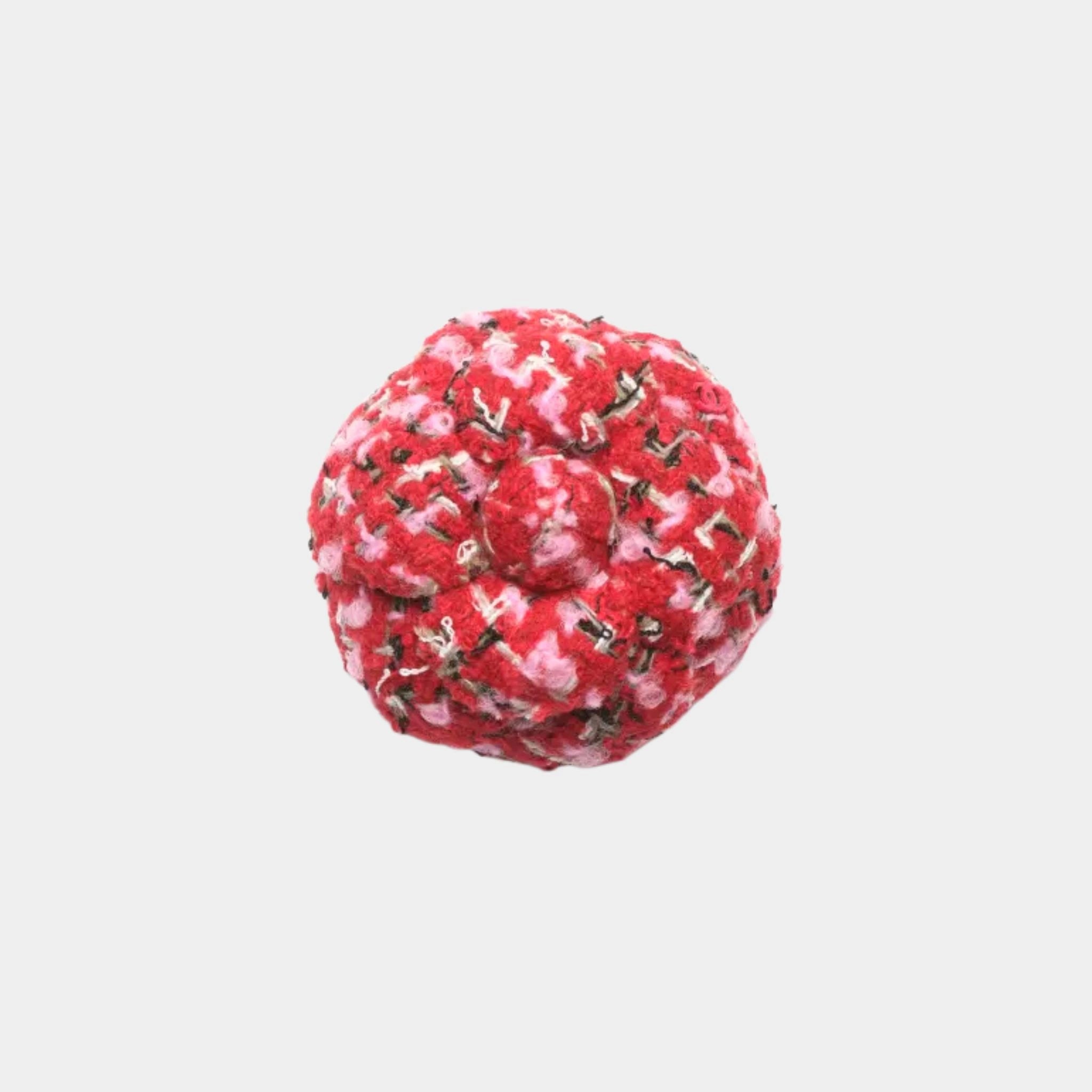 Chanel Camellia Wool & Tweed ,
Red, pink & black, Front