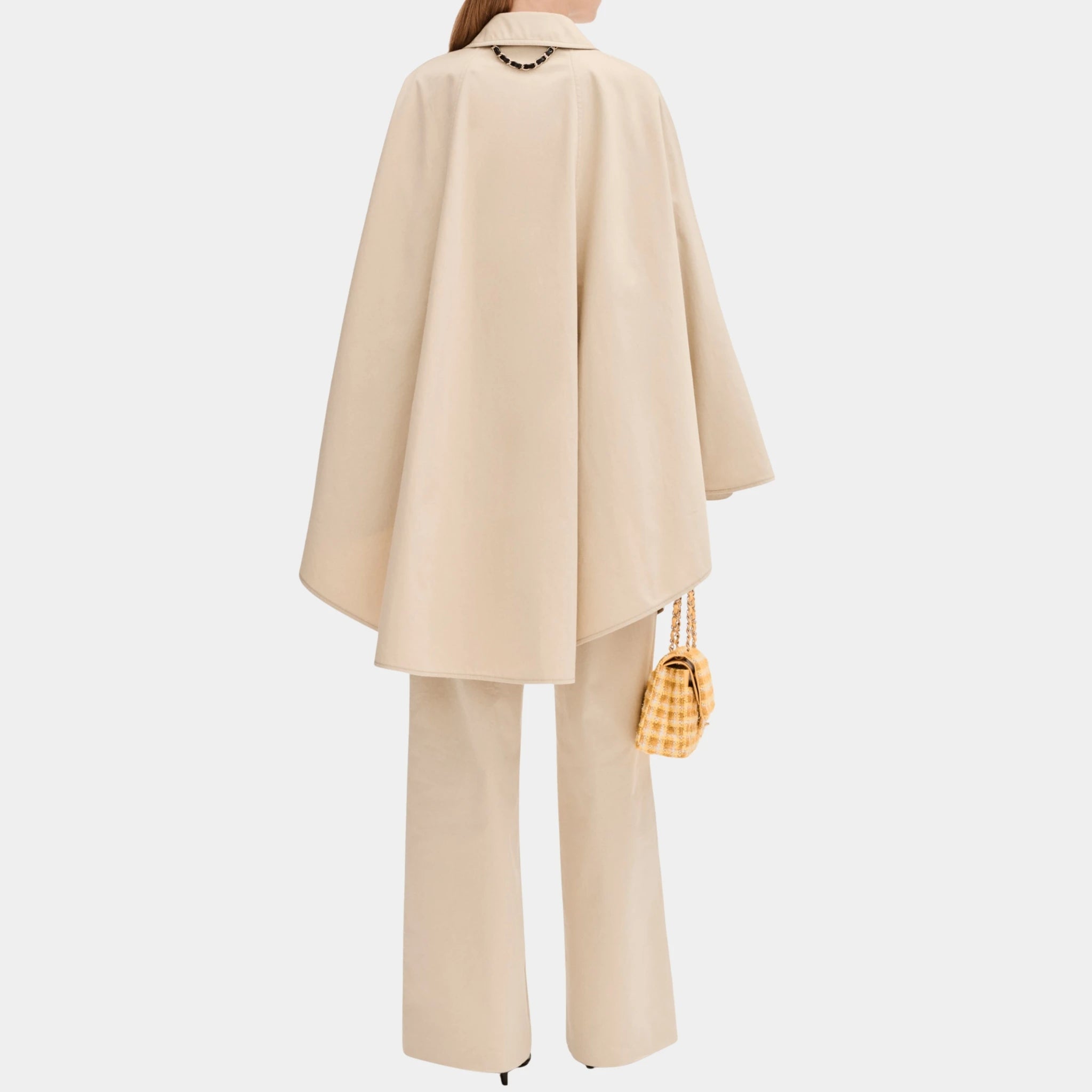Chanel Cape in Gabardine Beige, Back