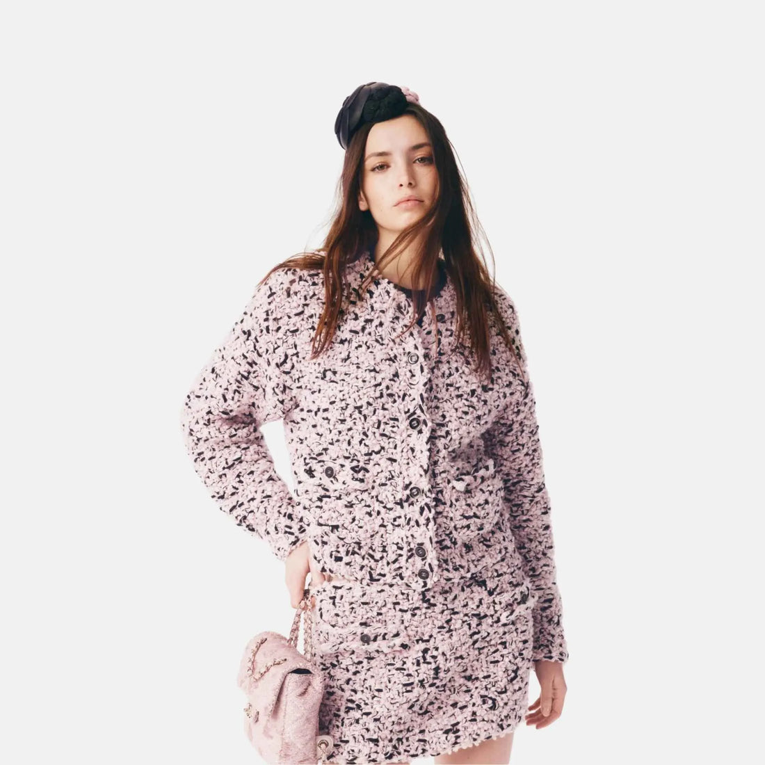 Chanel Cardigan in Cotton and Wool, Front