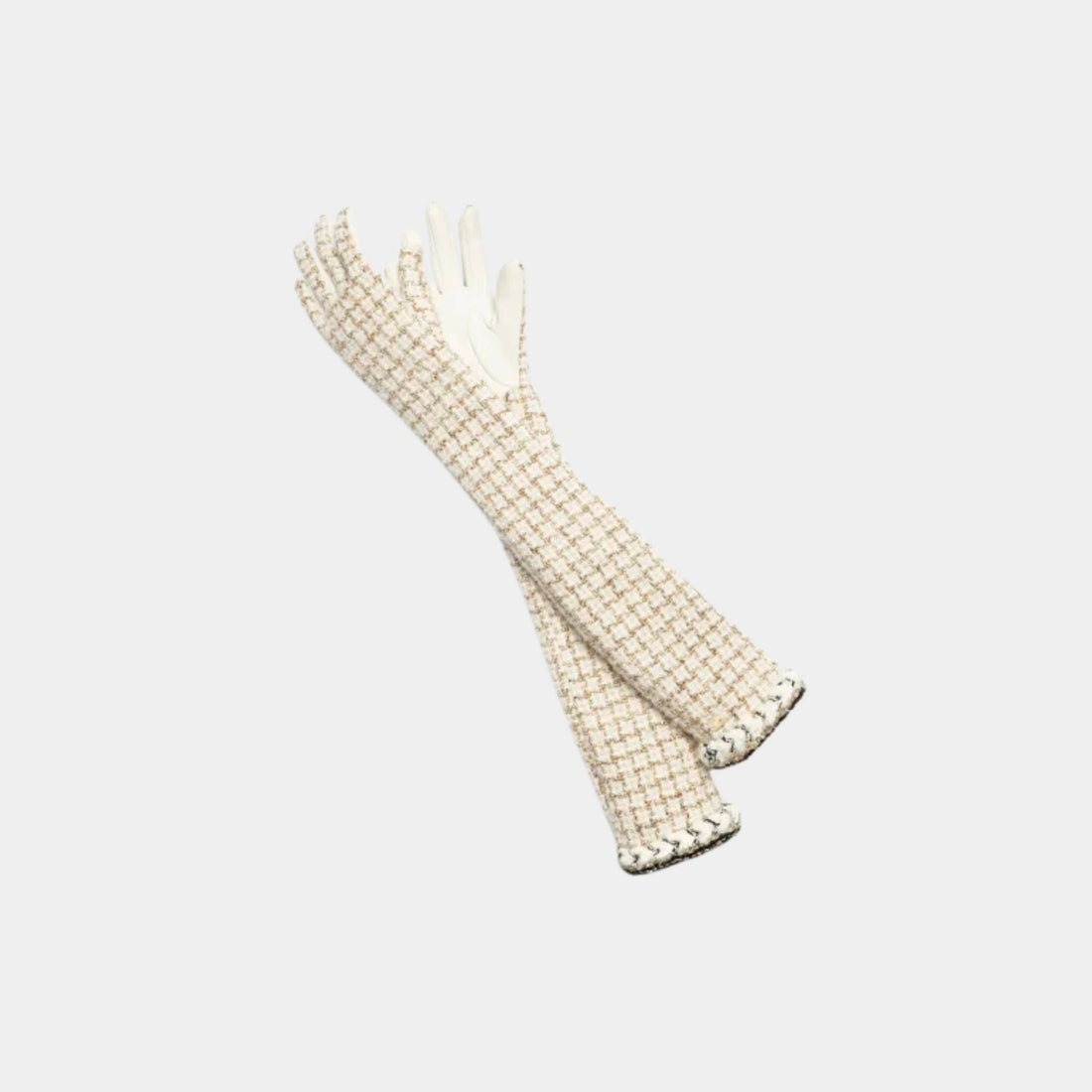 Gloves Tweed & Lambskin, Front