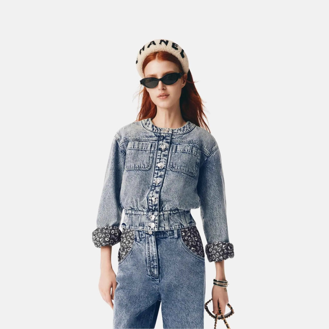 Chanel Jacket in Washed Denim, Front