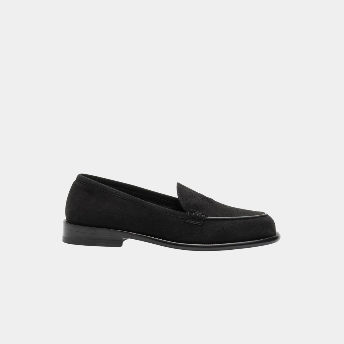 Loafers Suede Kidskin Black