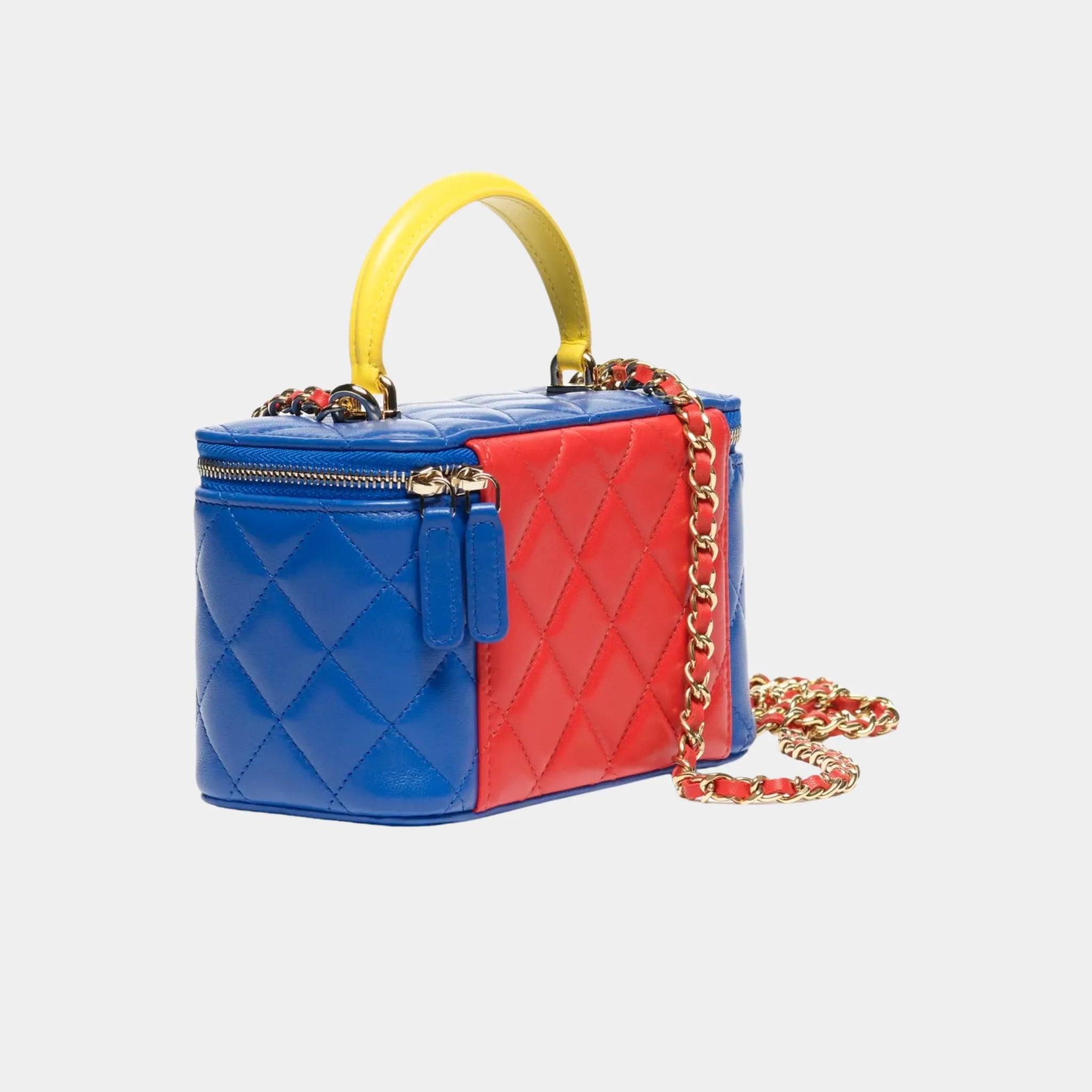 Chanel Long Vanity with chain in Lambskin & Enamel, Back