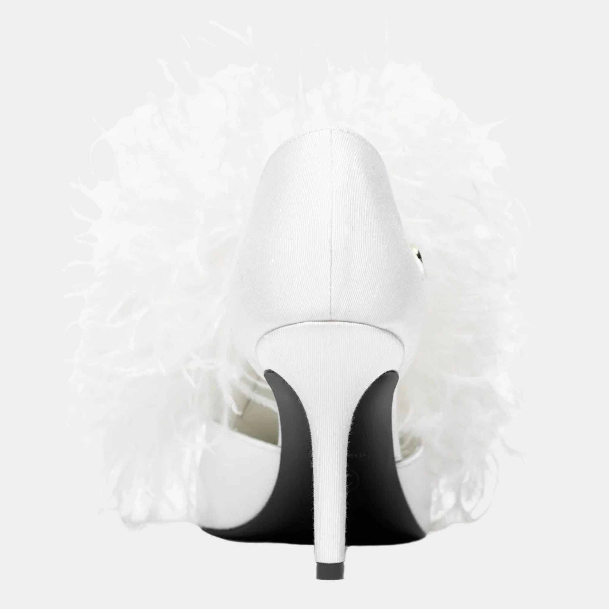 Chanel Mary Janes Grosgrain & Feathers