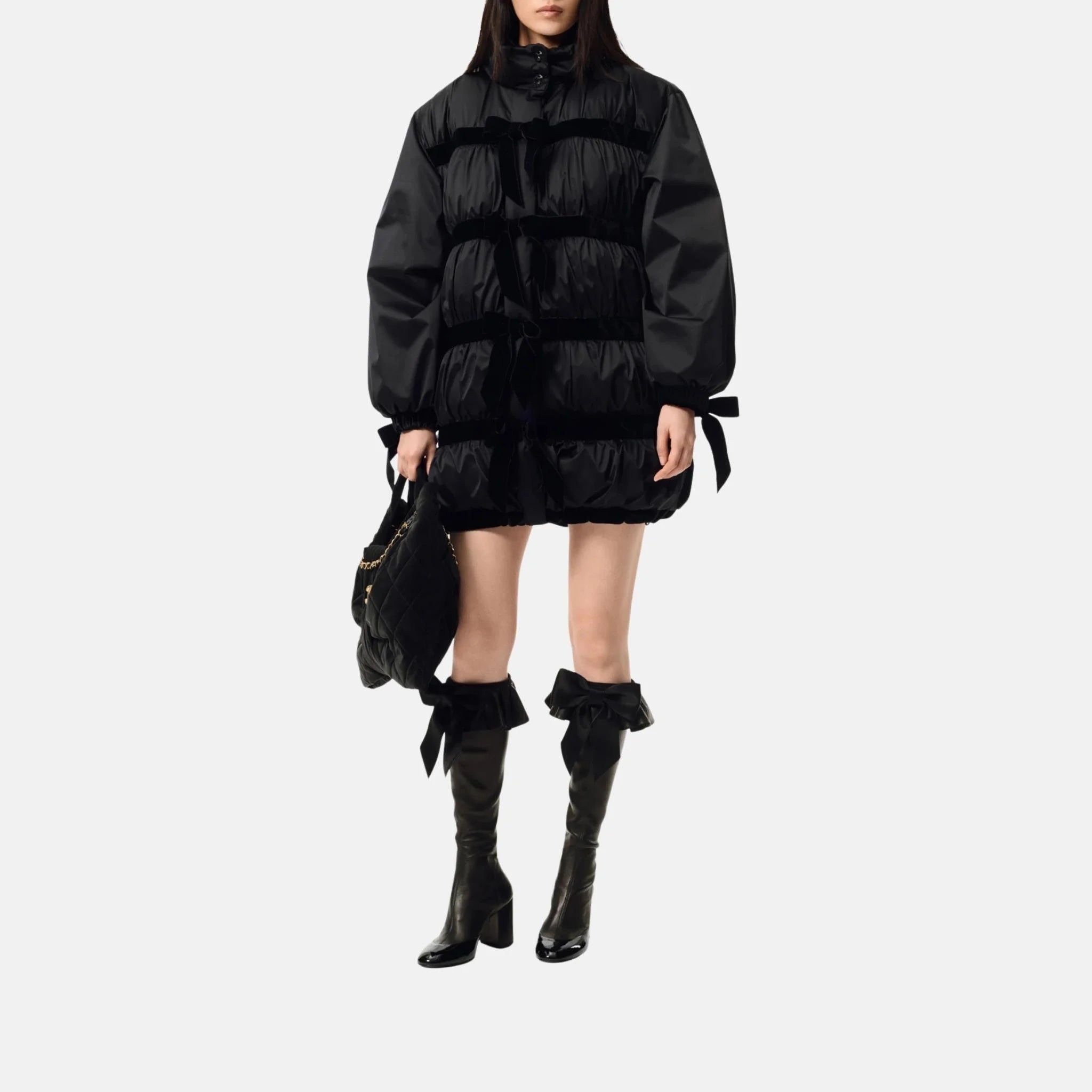 Chanel Puffer Coat Taffeta