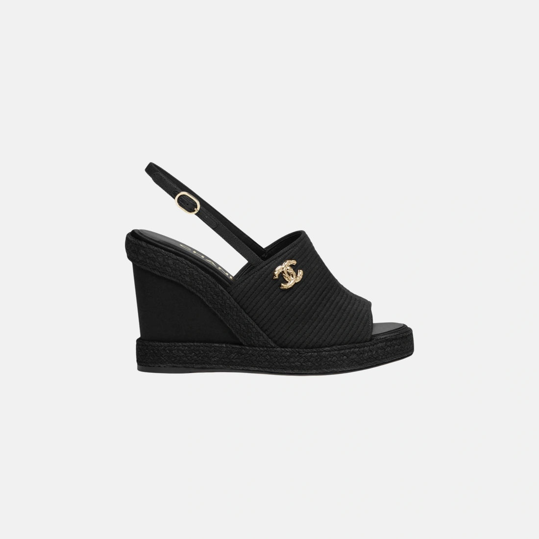 Chanel Sandals in Cotton, Side