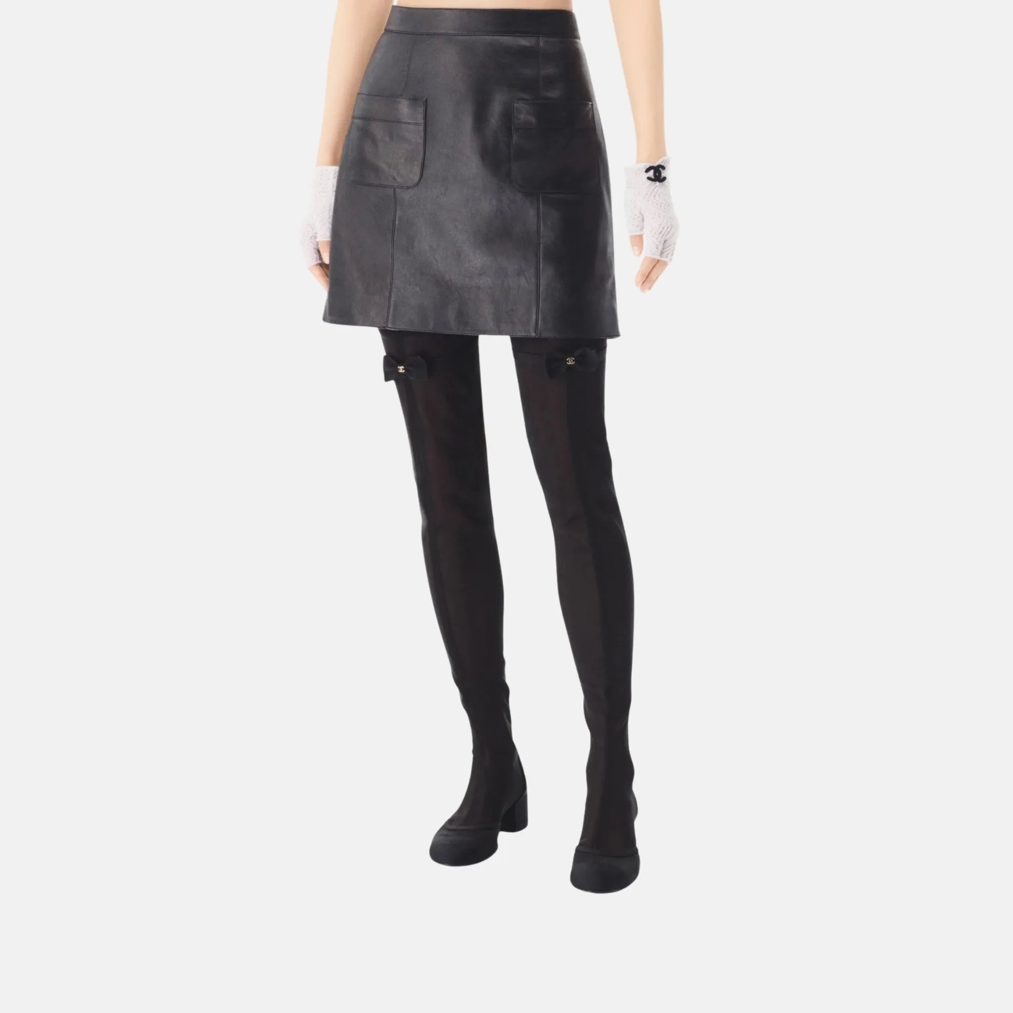 Chanel Skirt in Lambskin, Close