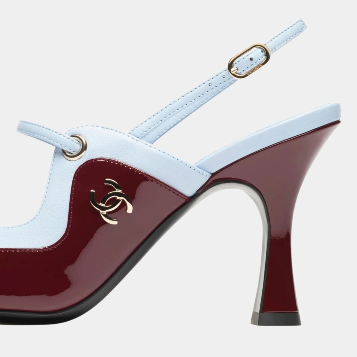 Slingbacks Lambskin & Patent Calfskin