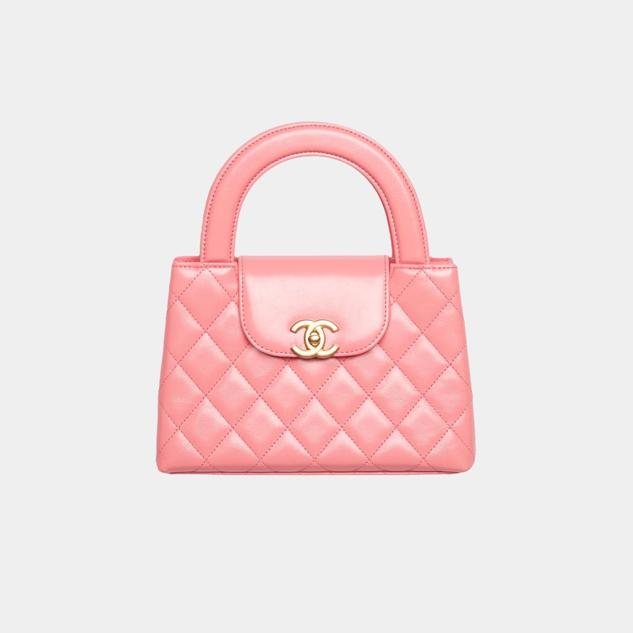 Chanel Small Cabas Pink Calfskin, Front