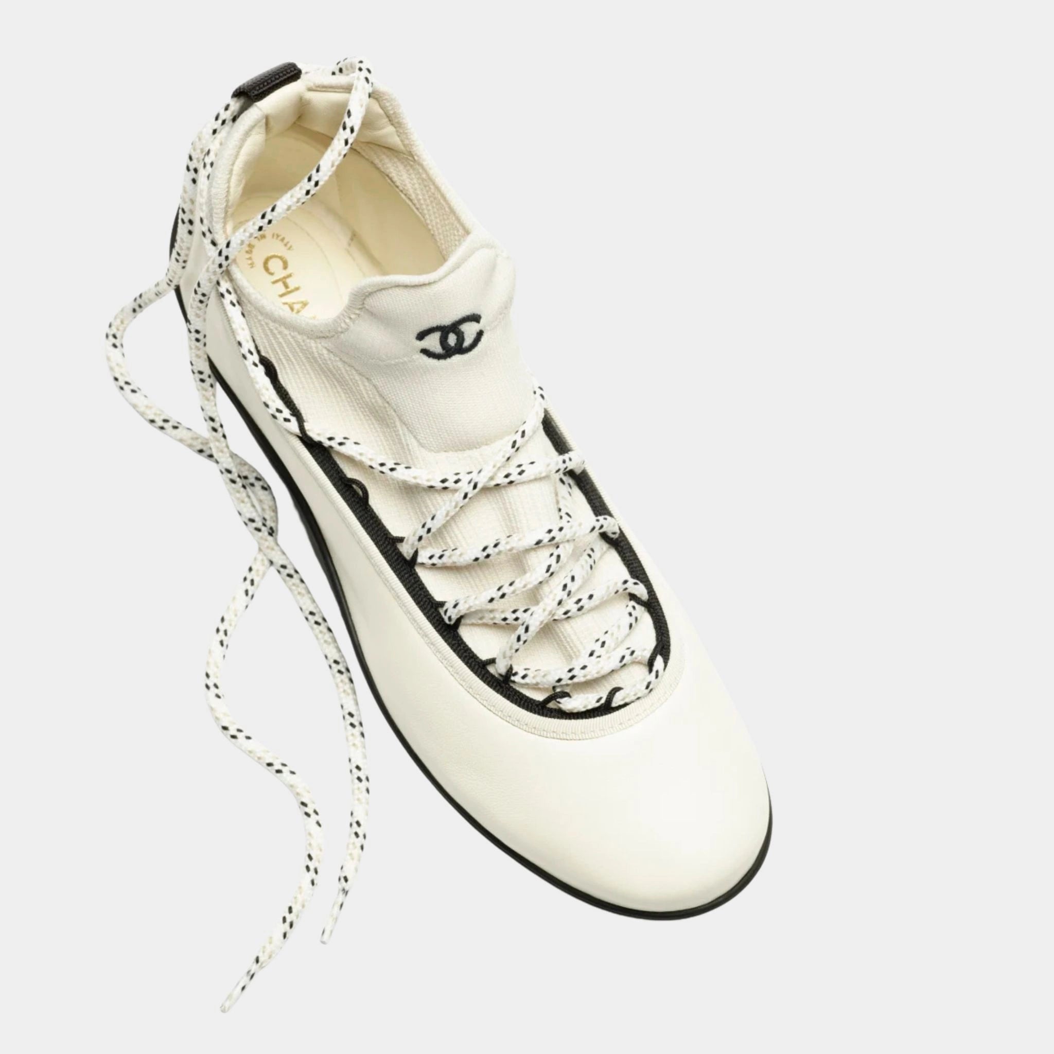 Sneakers Lamb & mixed fibers White