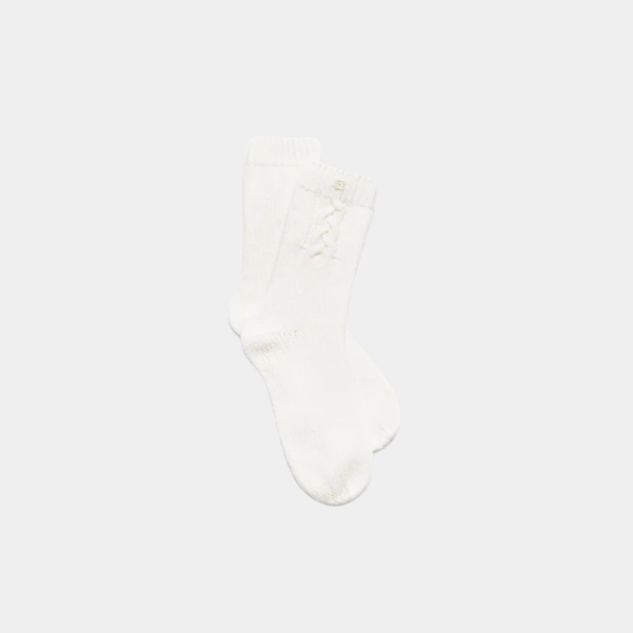 Chanel Socks Cashmere White, front