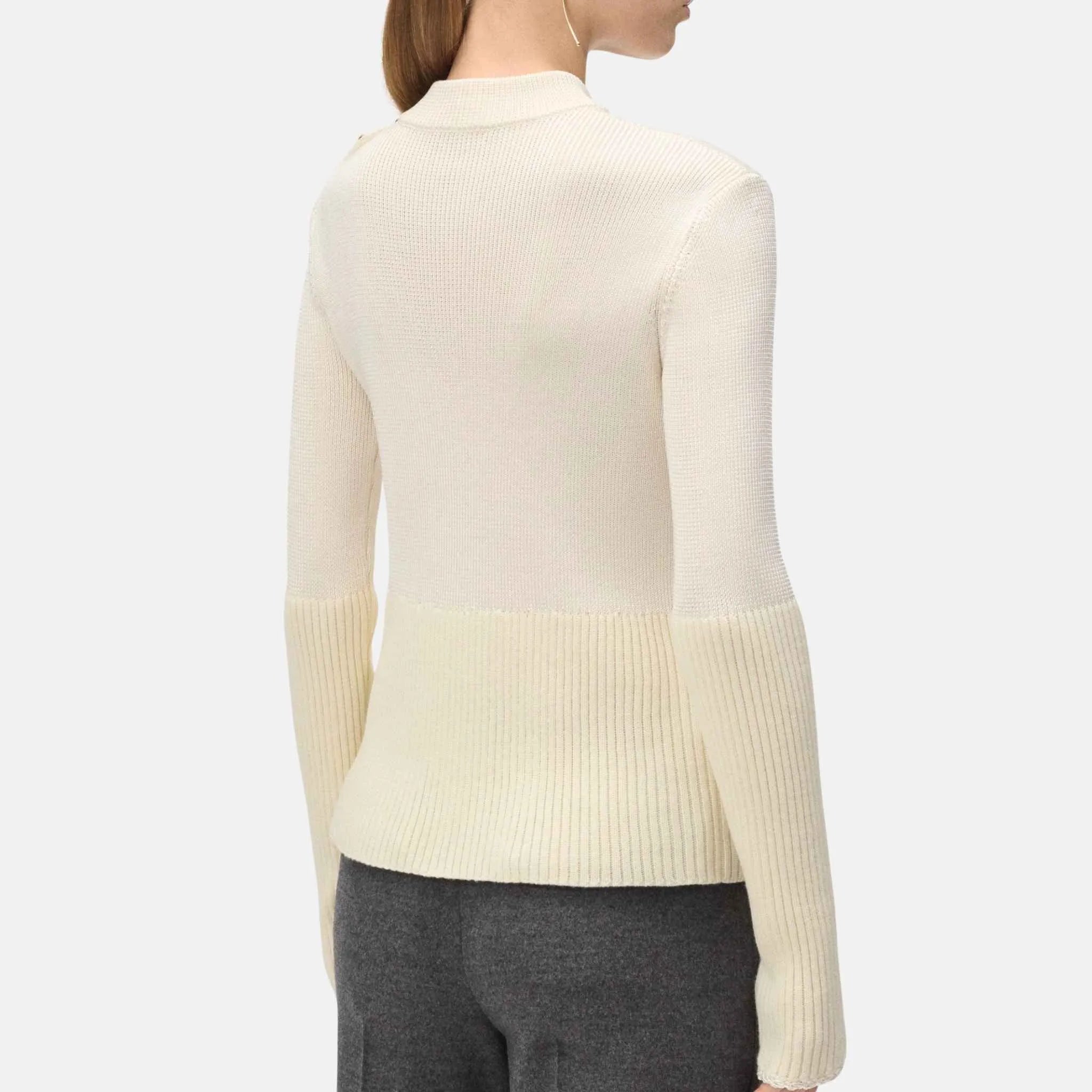 Sweater in Wool and Silk