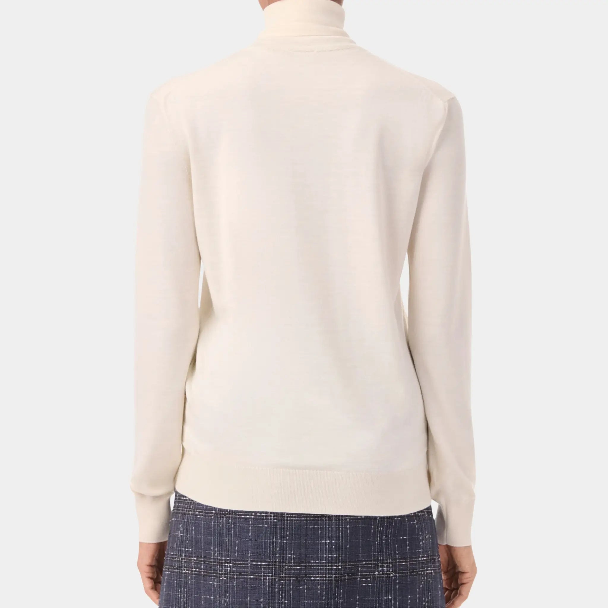 Chanel Turtleneck Pullover Cashmere in White, Black
