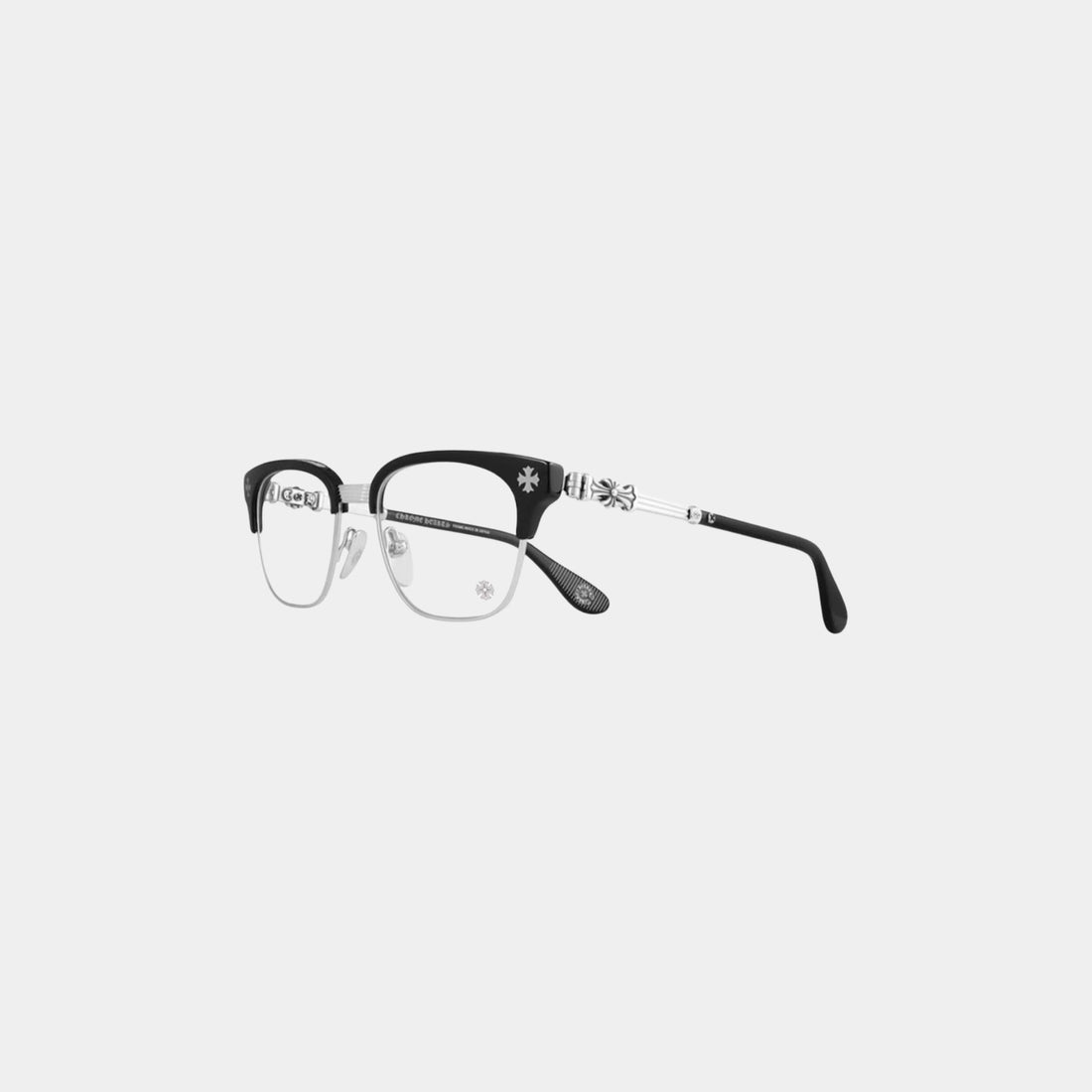 Chrome Hearts Bonennoisseur-II Glasses, Black, Front Side
