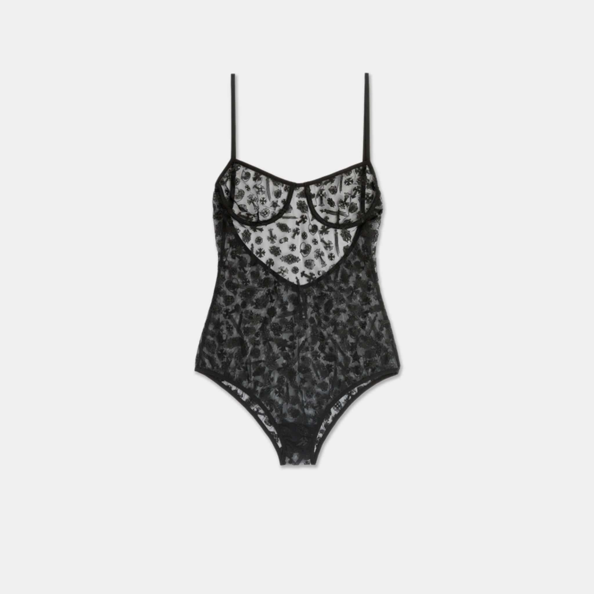 Chrome Hearts Lace Teddy, Front