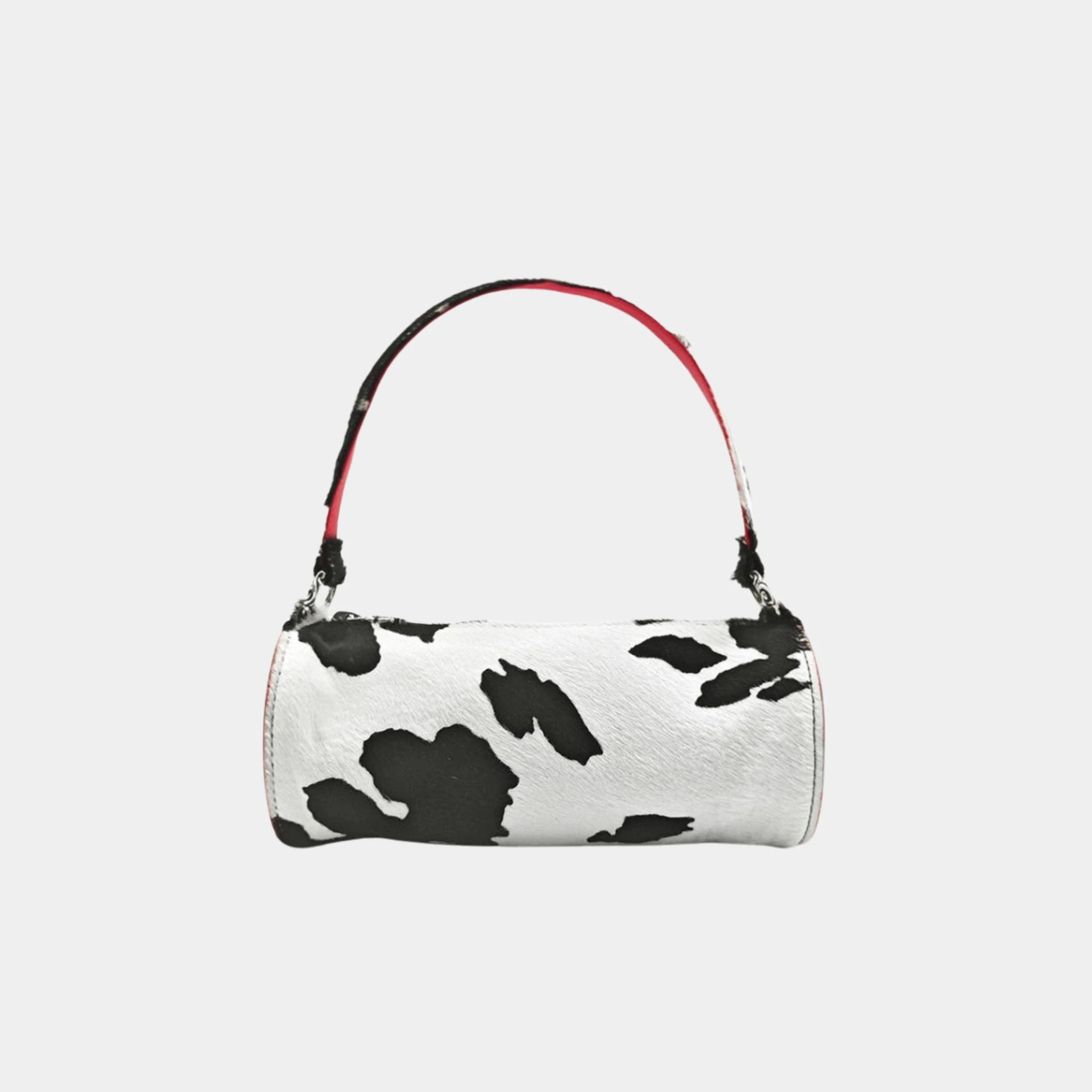 Chrome Hearts Mini JoJo Bag in White Black & Red, Back