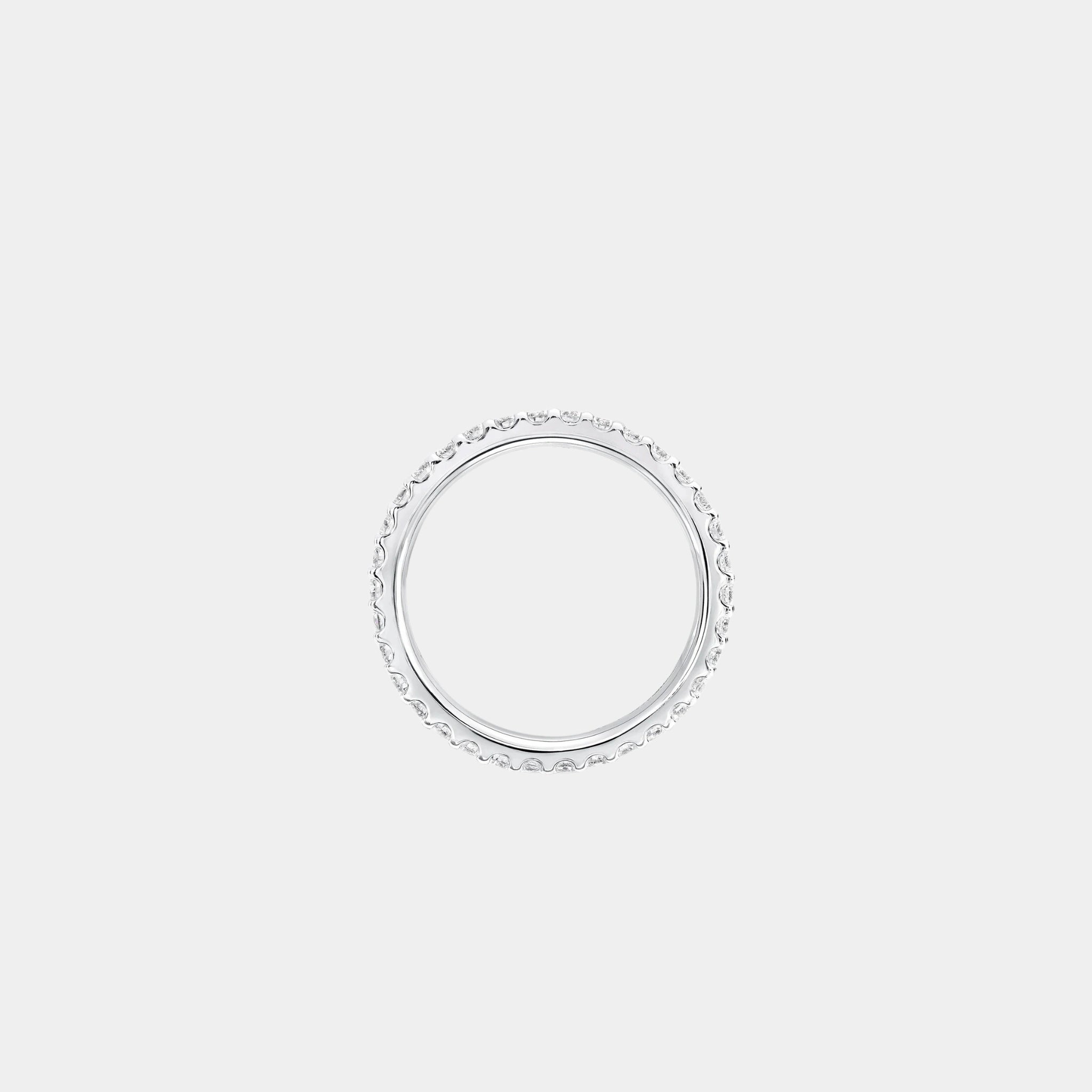 Classic Graff Round Diamond Wedding Band, Front