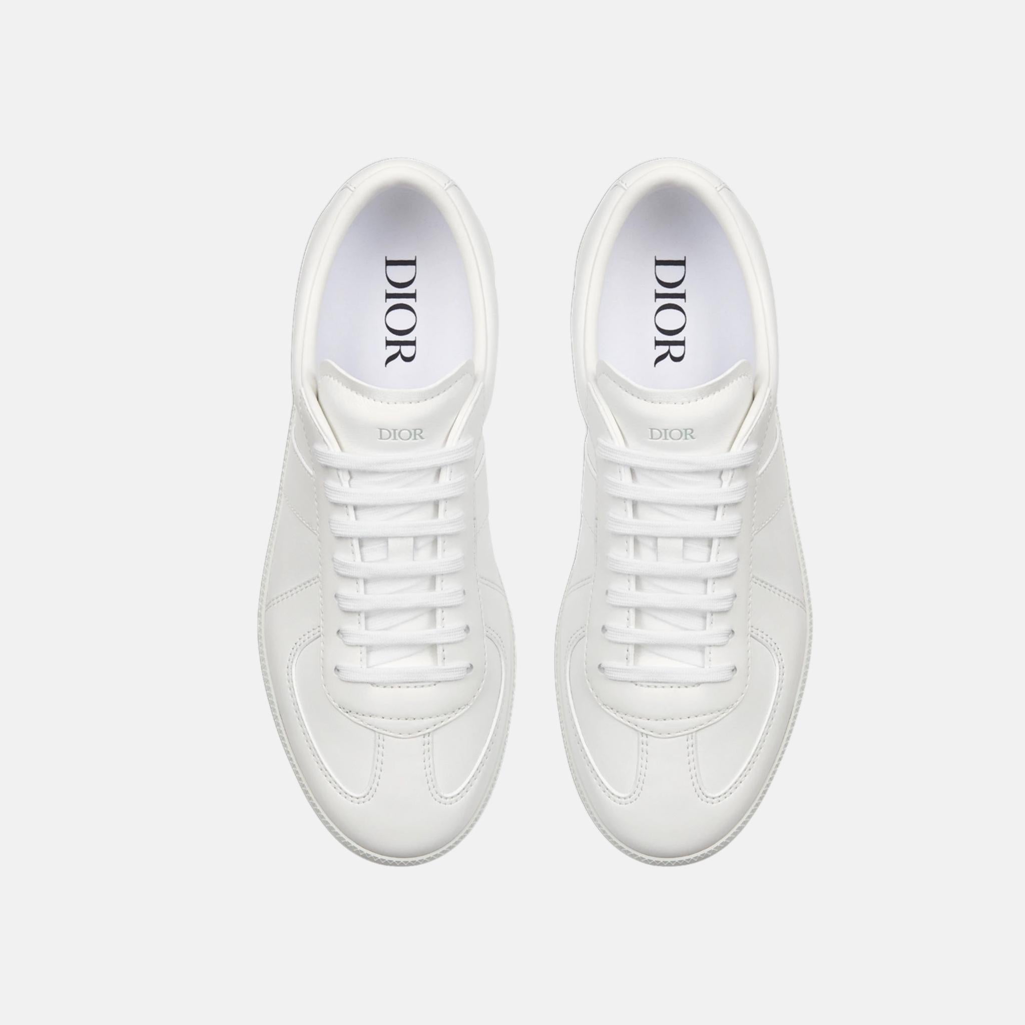 Dior B01 Matchpoint Sneaker In Smooth Calfskin, White, Top