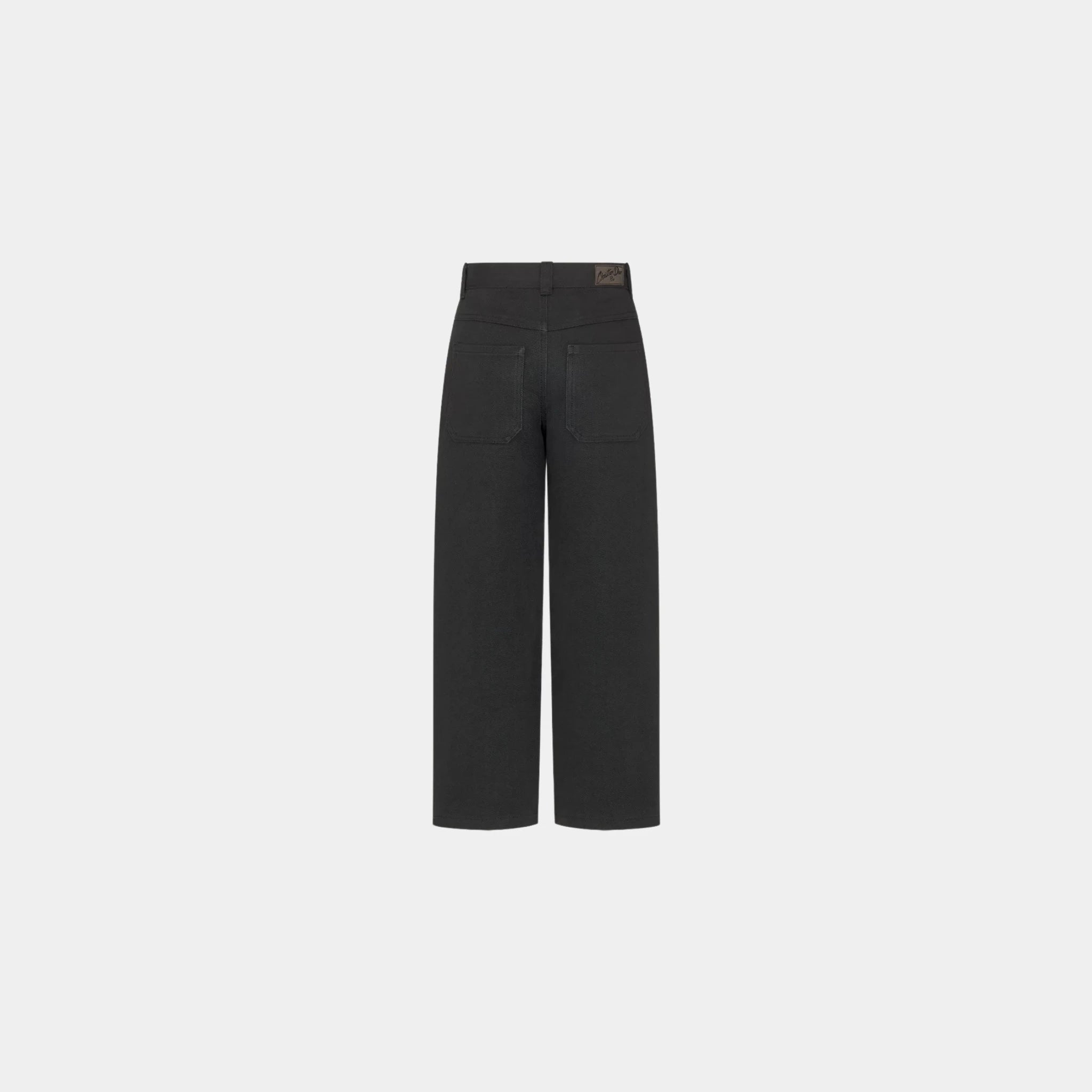 Dior Childrens Pants Black Cotton Gabardine, Back