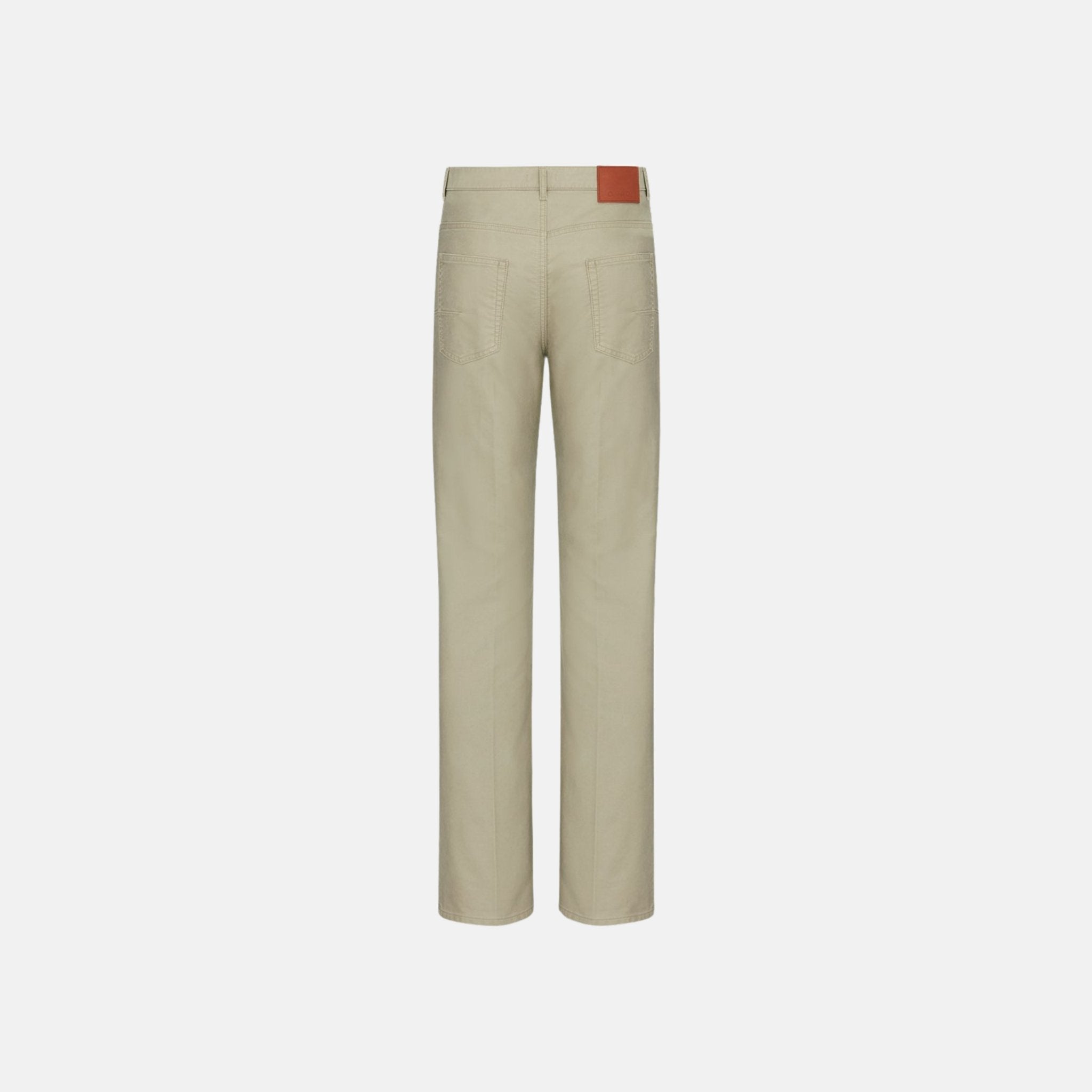 Dior Flared Jeans In Cotton Twill With Christian Dior Couture, Back