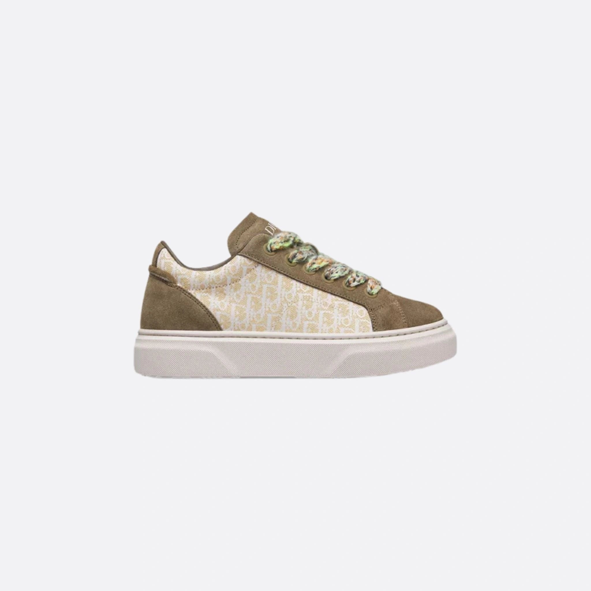 Kids B33 Low Top Sneaker Dior Oblique Jacquard Suede