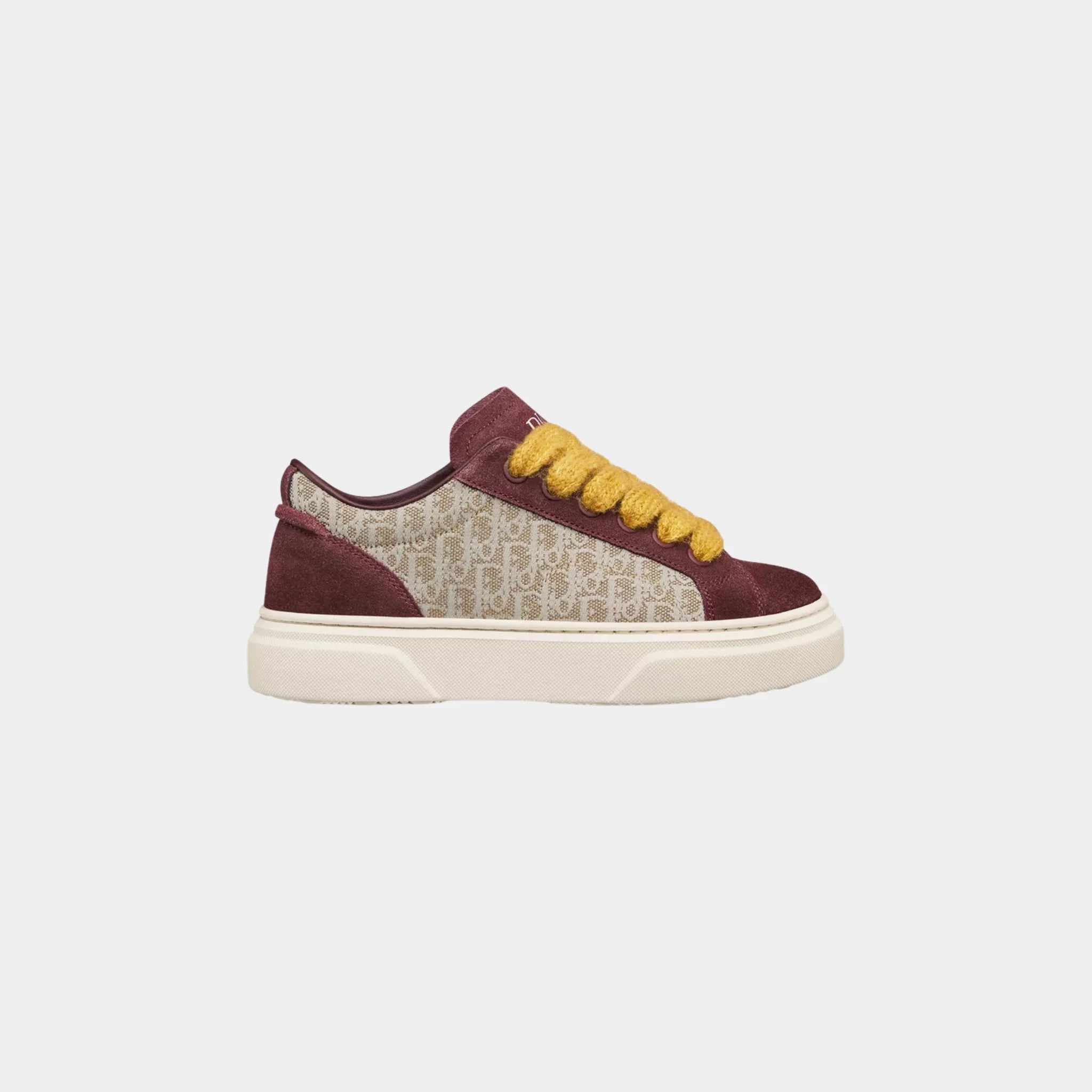 Kids B33 Low Top Sneaker Dior Oblique Jacquard Suede